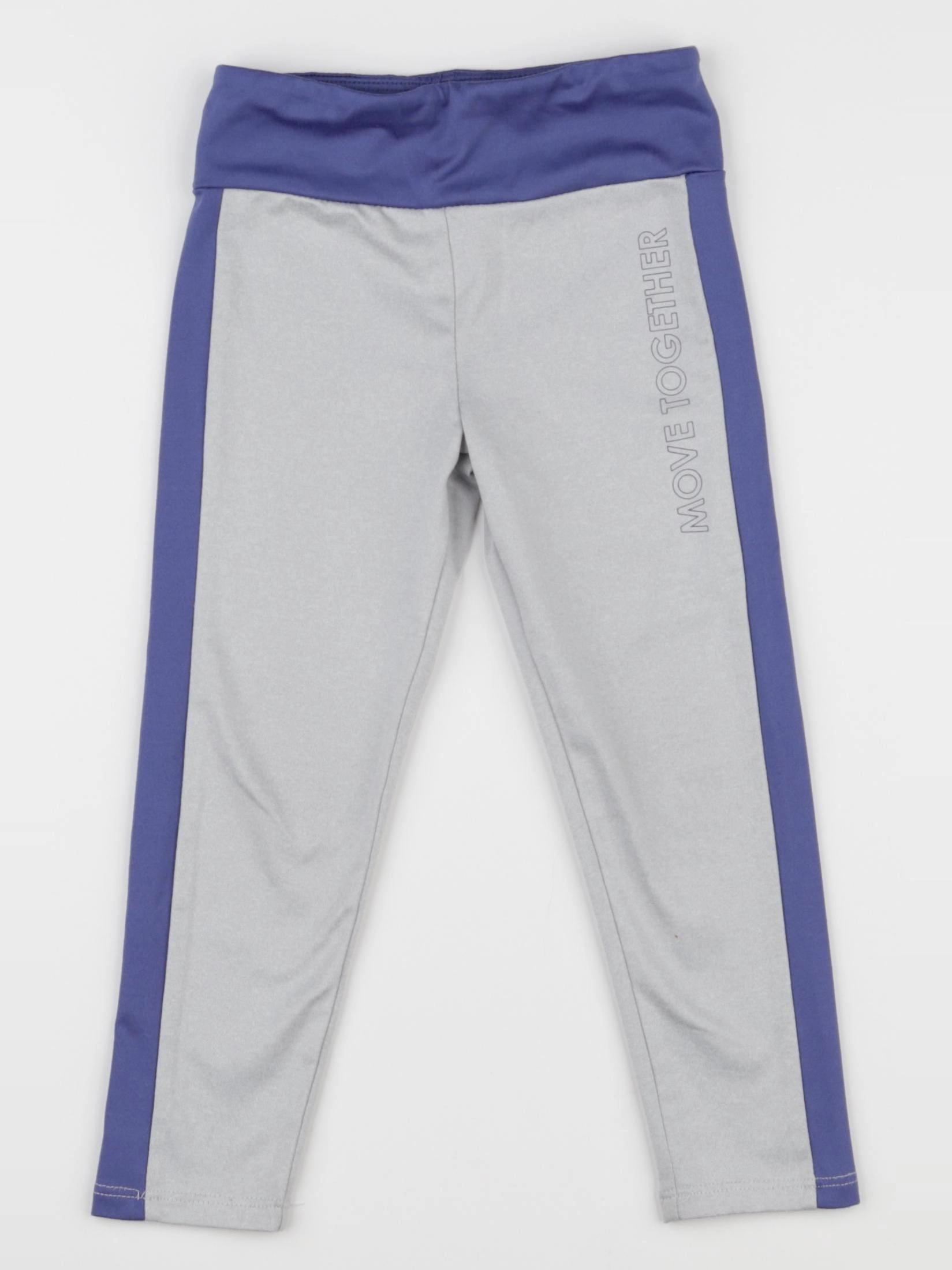 Vertbaudet - legging gris, bleu - 3 ans
