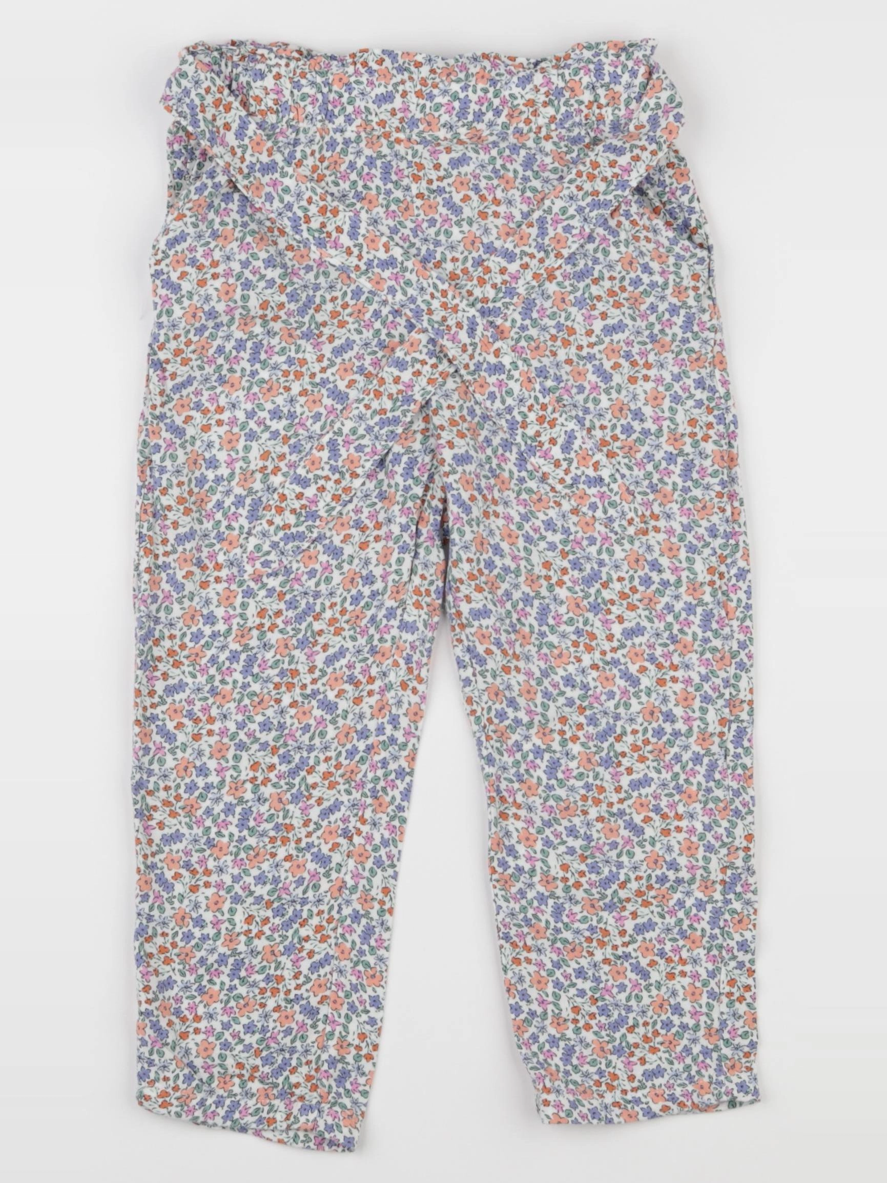 Vertbaudet - pantalon rose, bleu - 4 ans