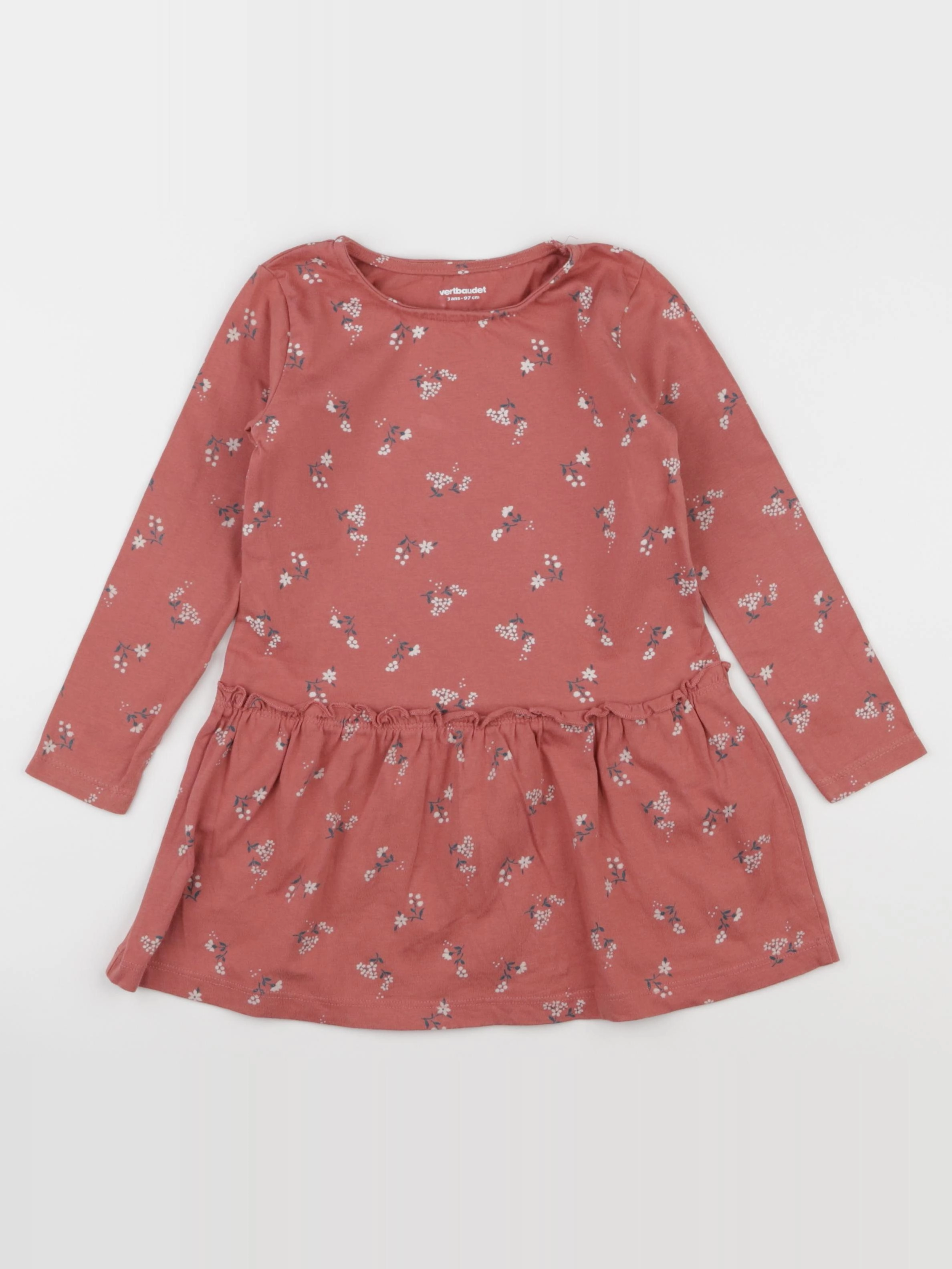 Vertbaudet - robe rose - 3 ans