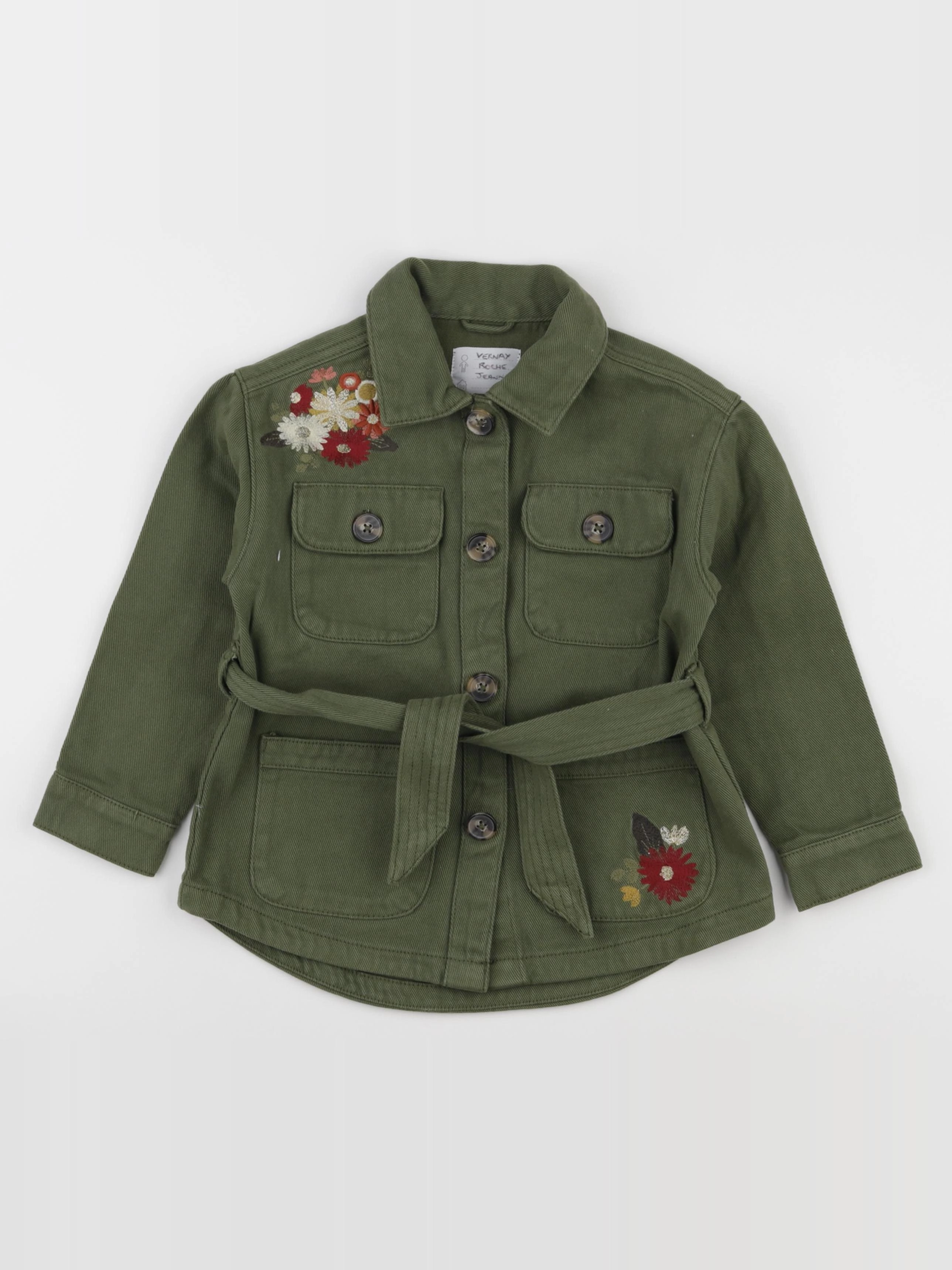 Vertbaudet - veste vert - 5 ans