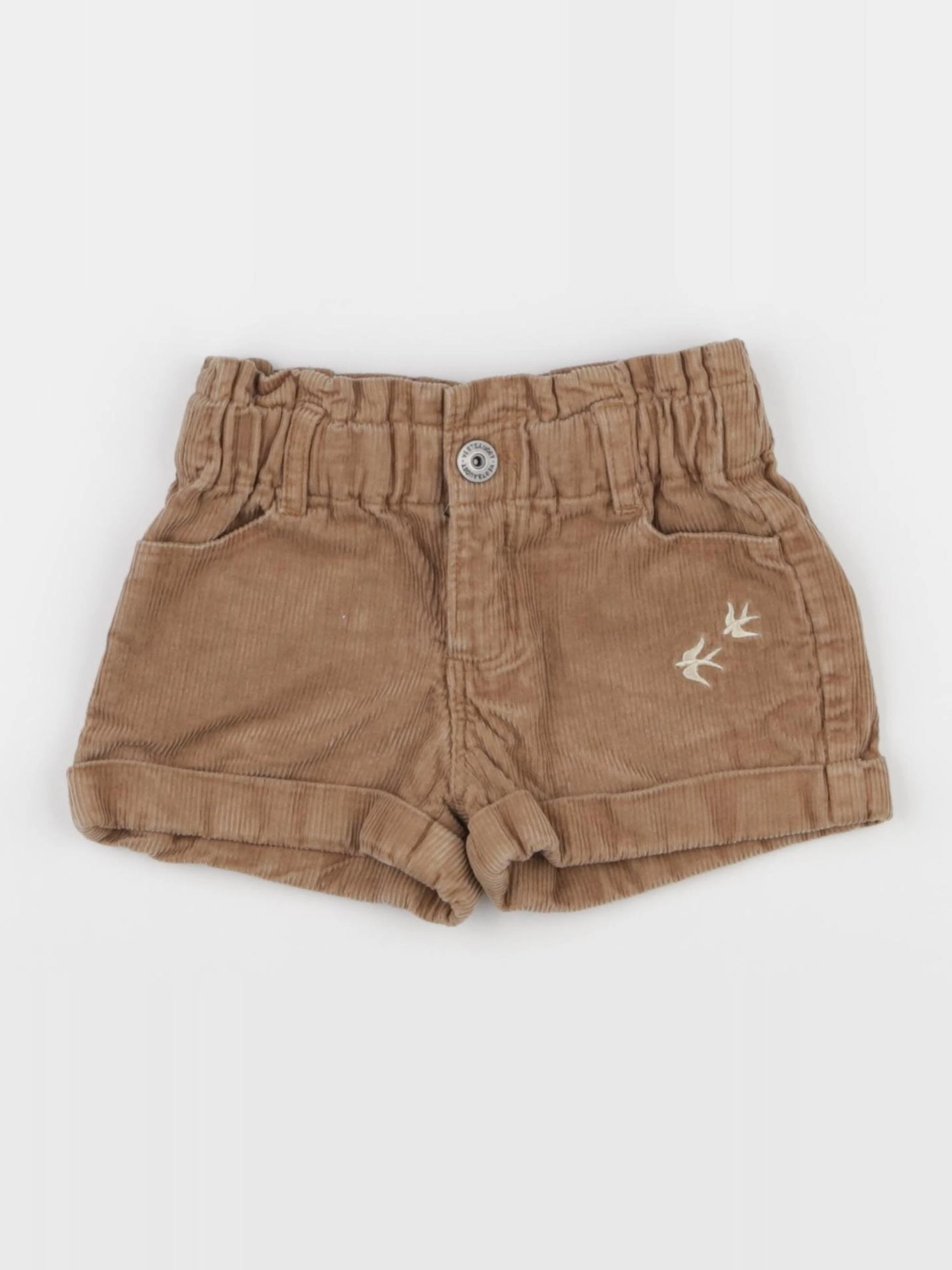 Vertbaudet - short marron - 2 ans