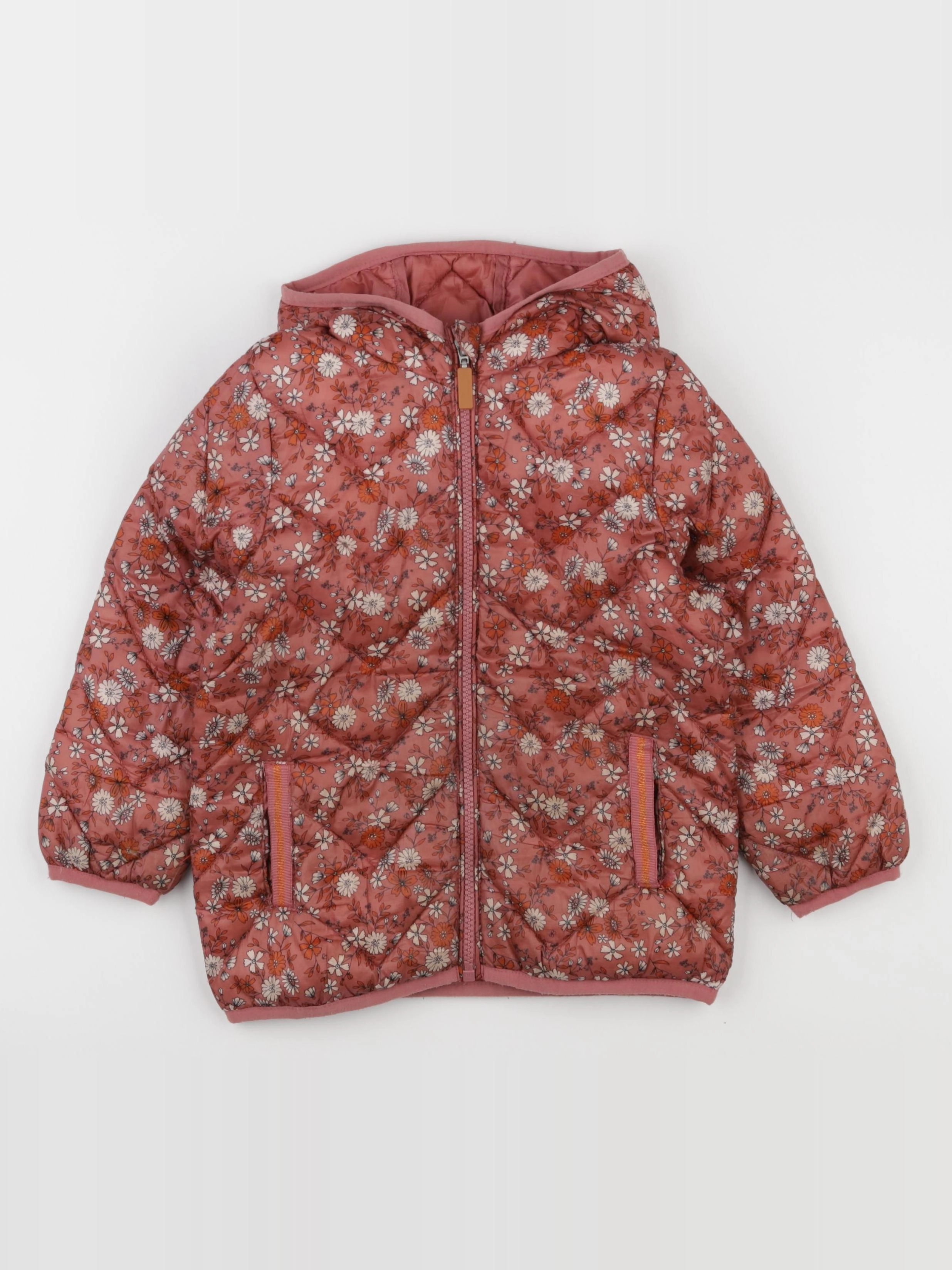 Vertbaudet - doudoune rose - 5 ans