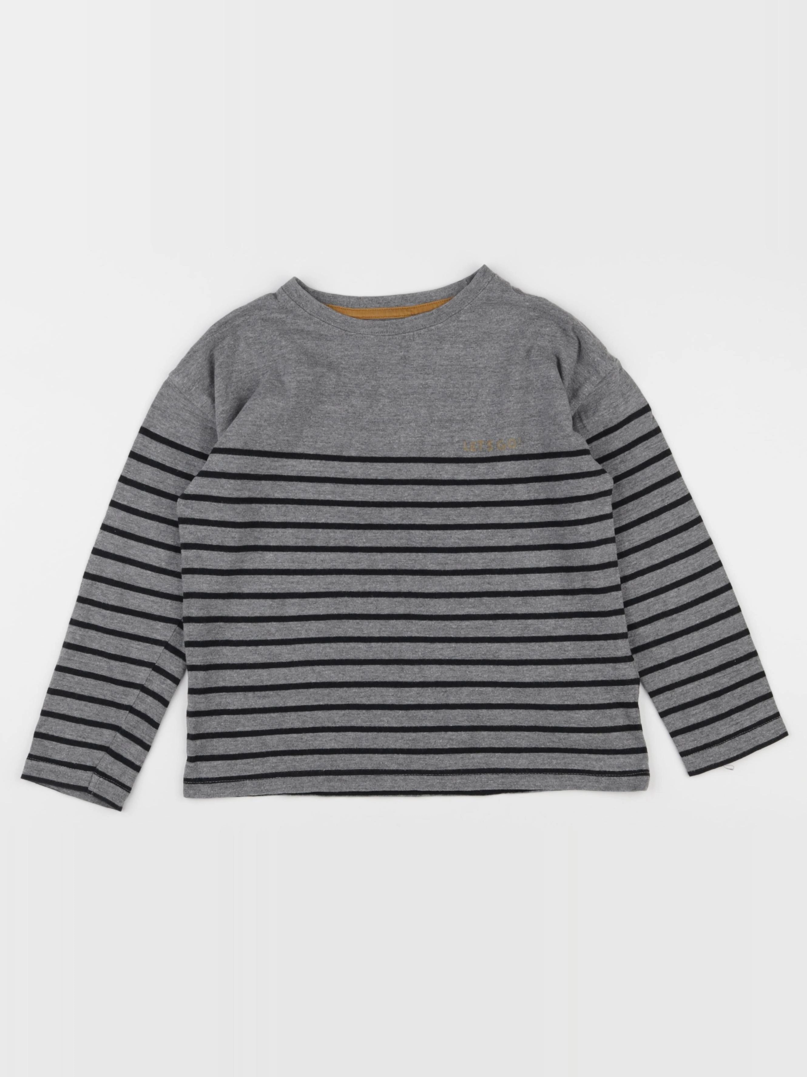 Vertbaudet - tee-shirt gris - 8 ans