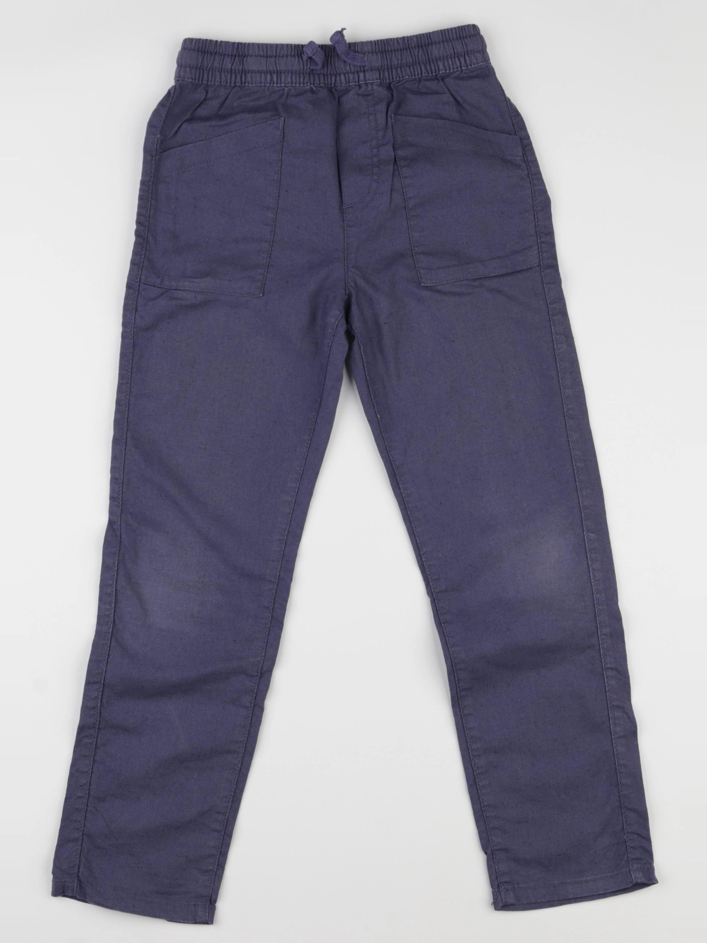 Vertbaudet - pantalon bleu - 8 ans