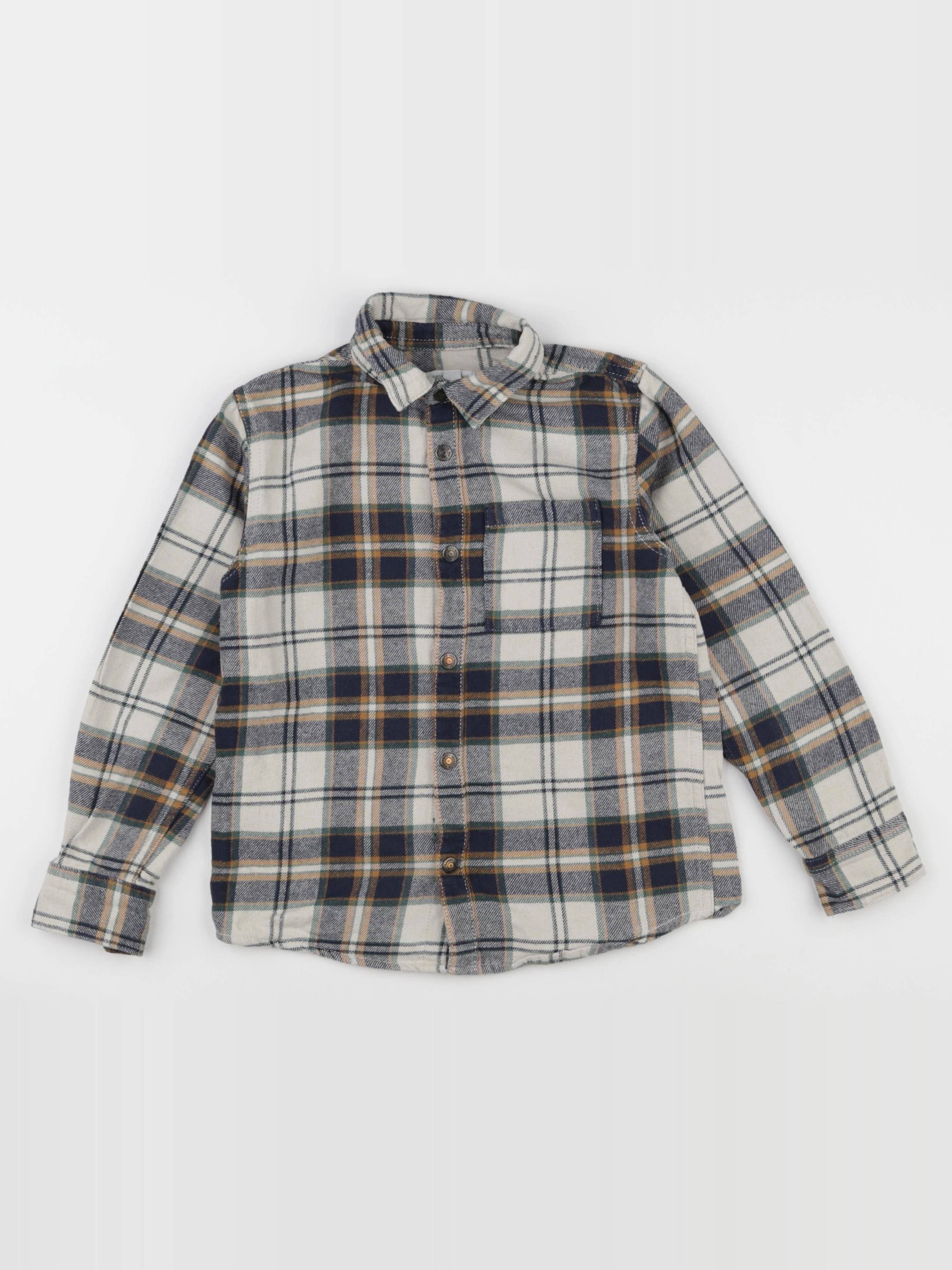 Vertbaudet - chemise multicolore - 8 ans