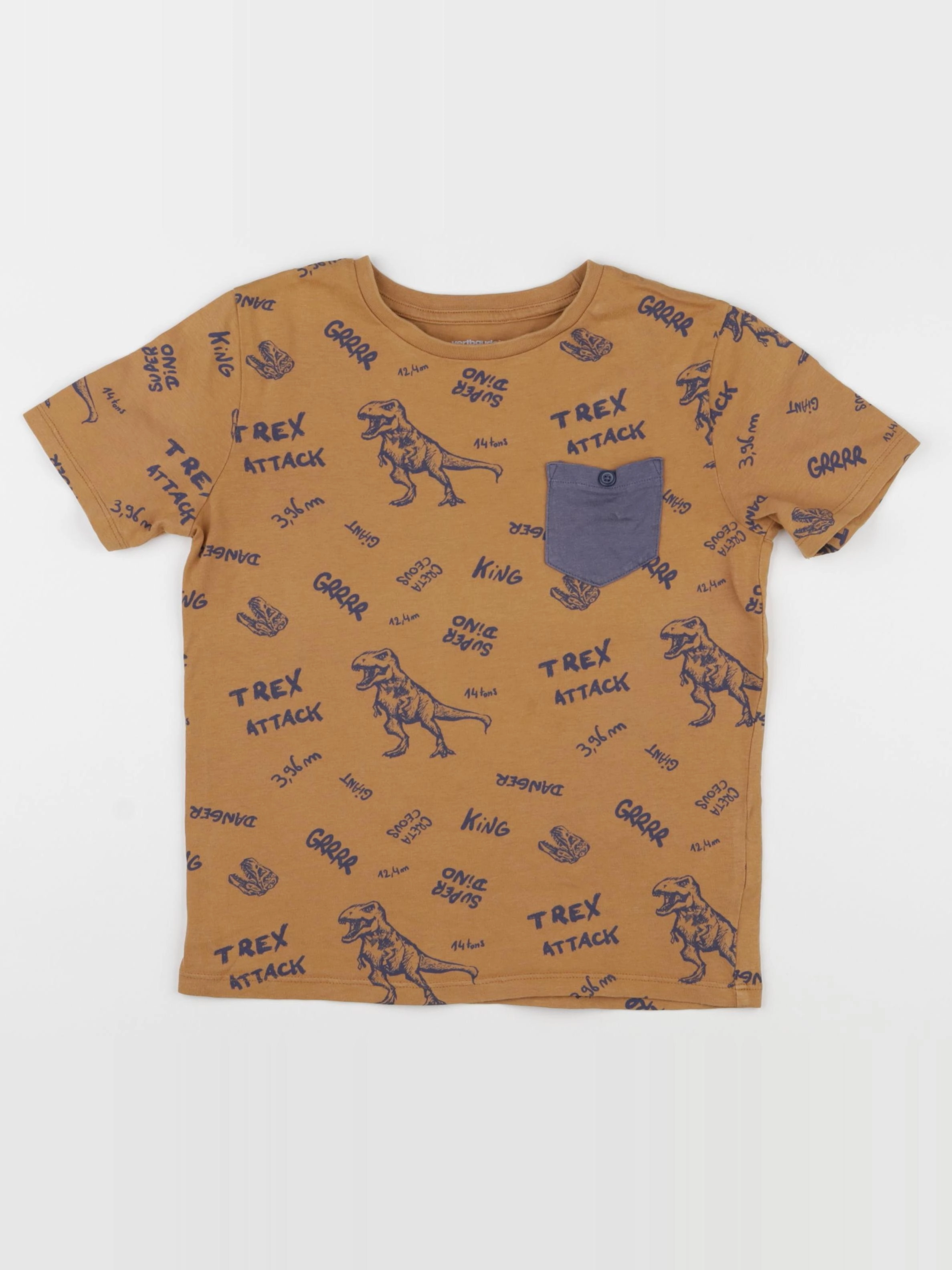 Vertbaudet - tee-shirt jaune - 8 ans