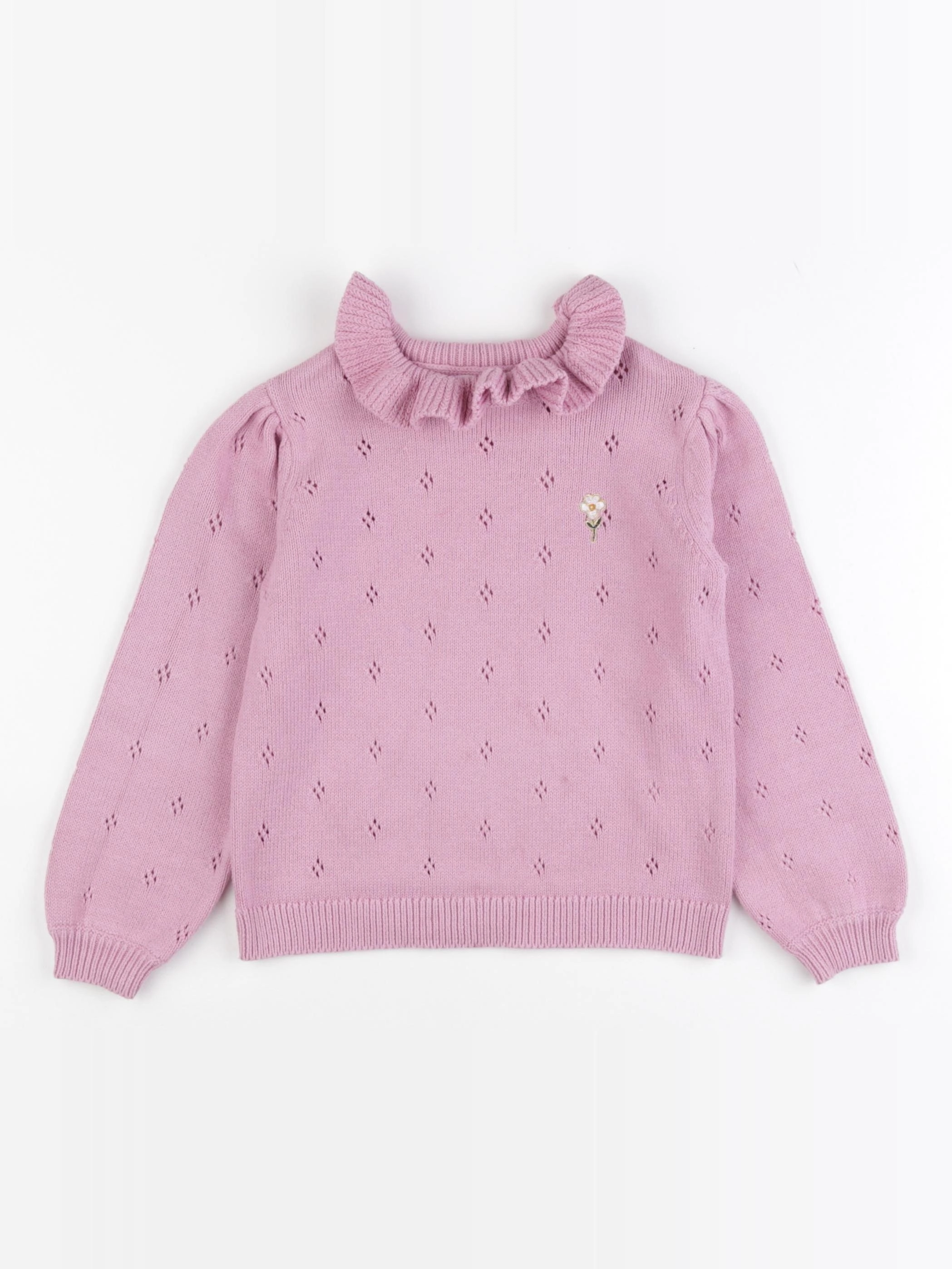 Vertbaudet - pull rose - 5 ans