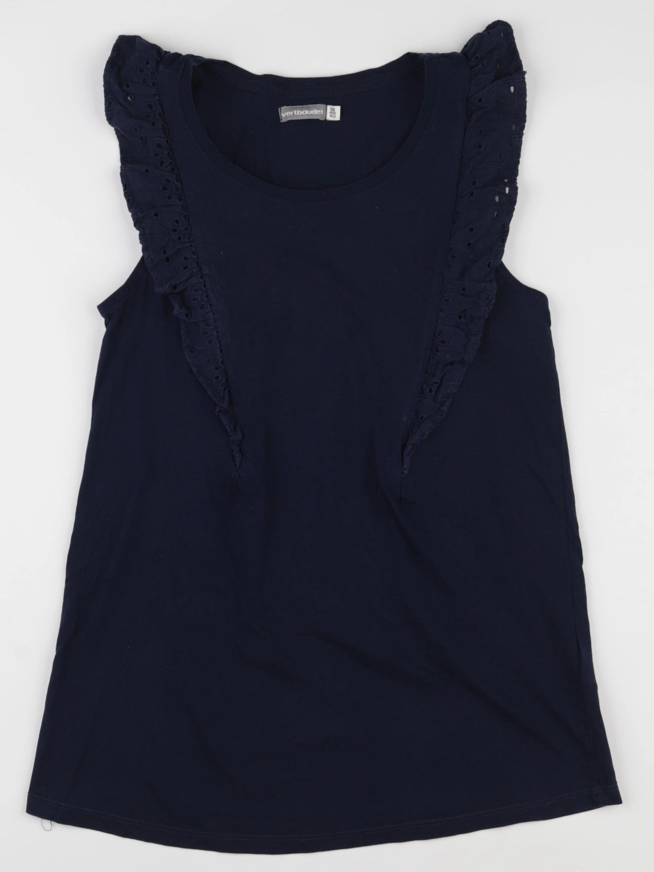 Vertbaudet - tee-shirt grossesse bleu - 38 à 40