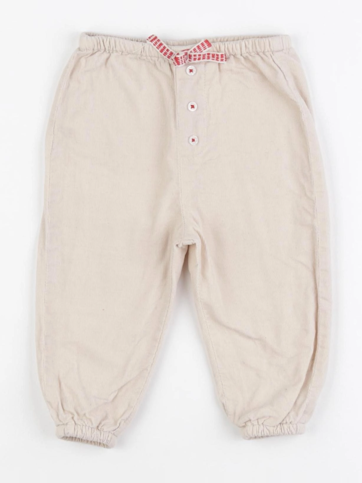 Boutchou - pantalon doublé beige - 9 mois