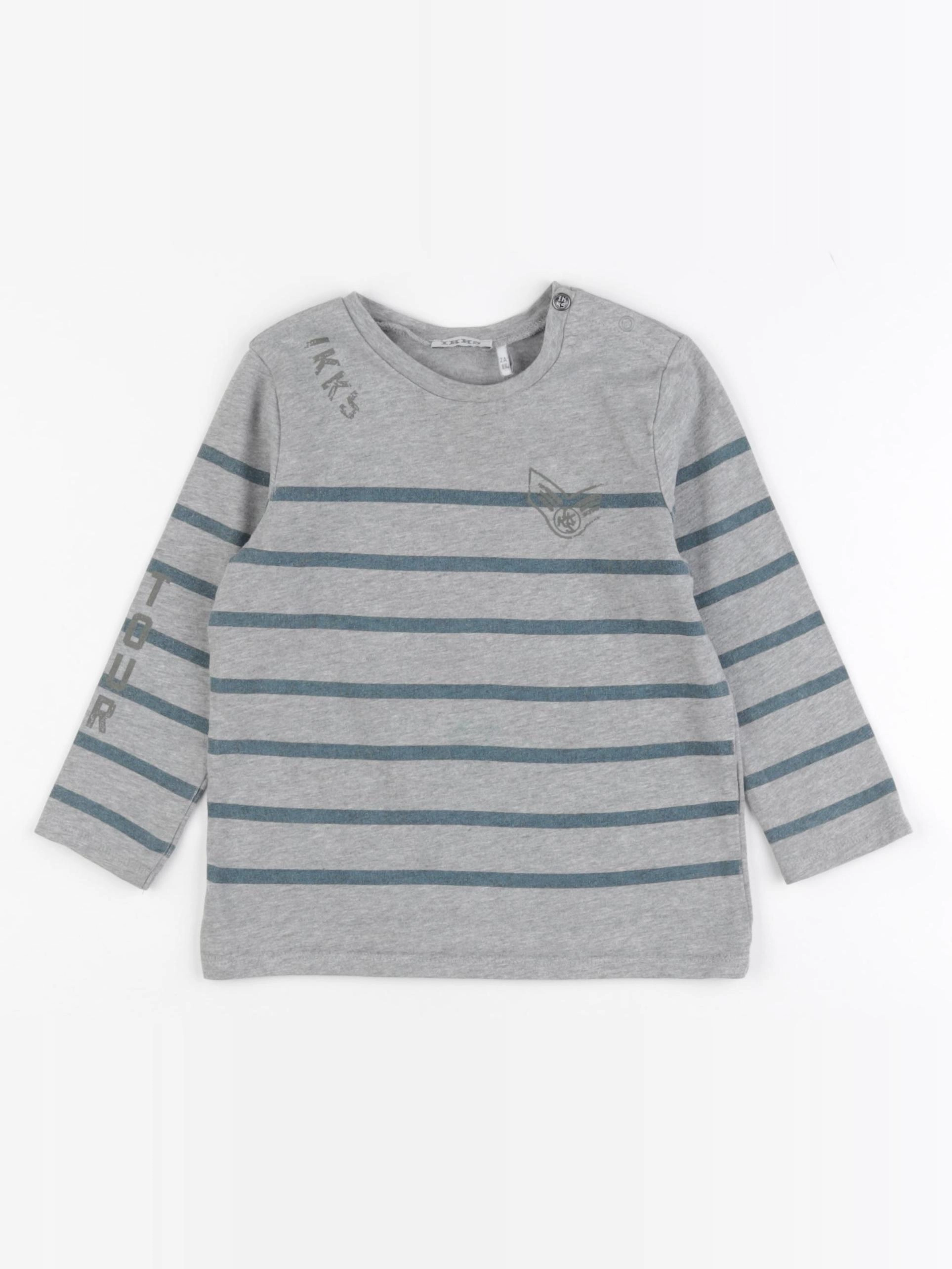 IKKS - tee-shirt gris - 2 ans