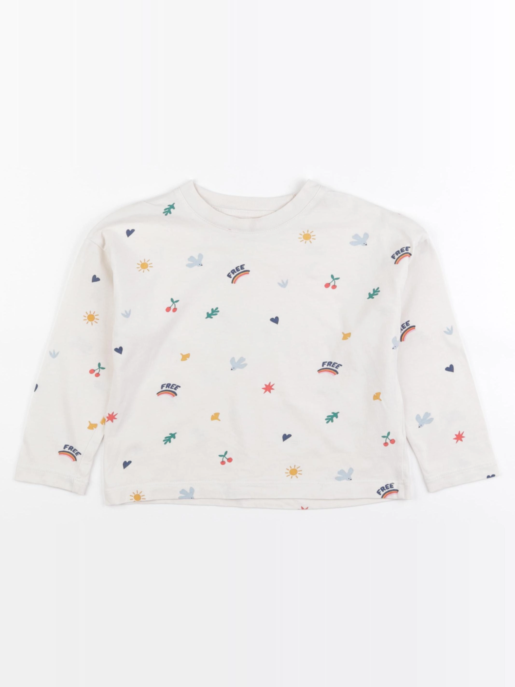 Monoprix - tee-shirt multicolore - 4 ans