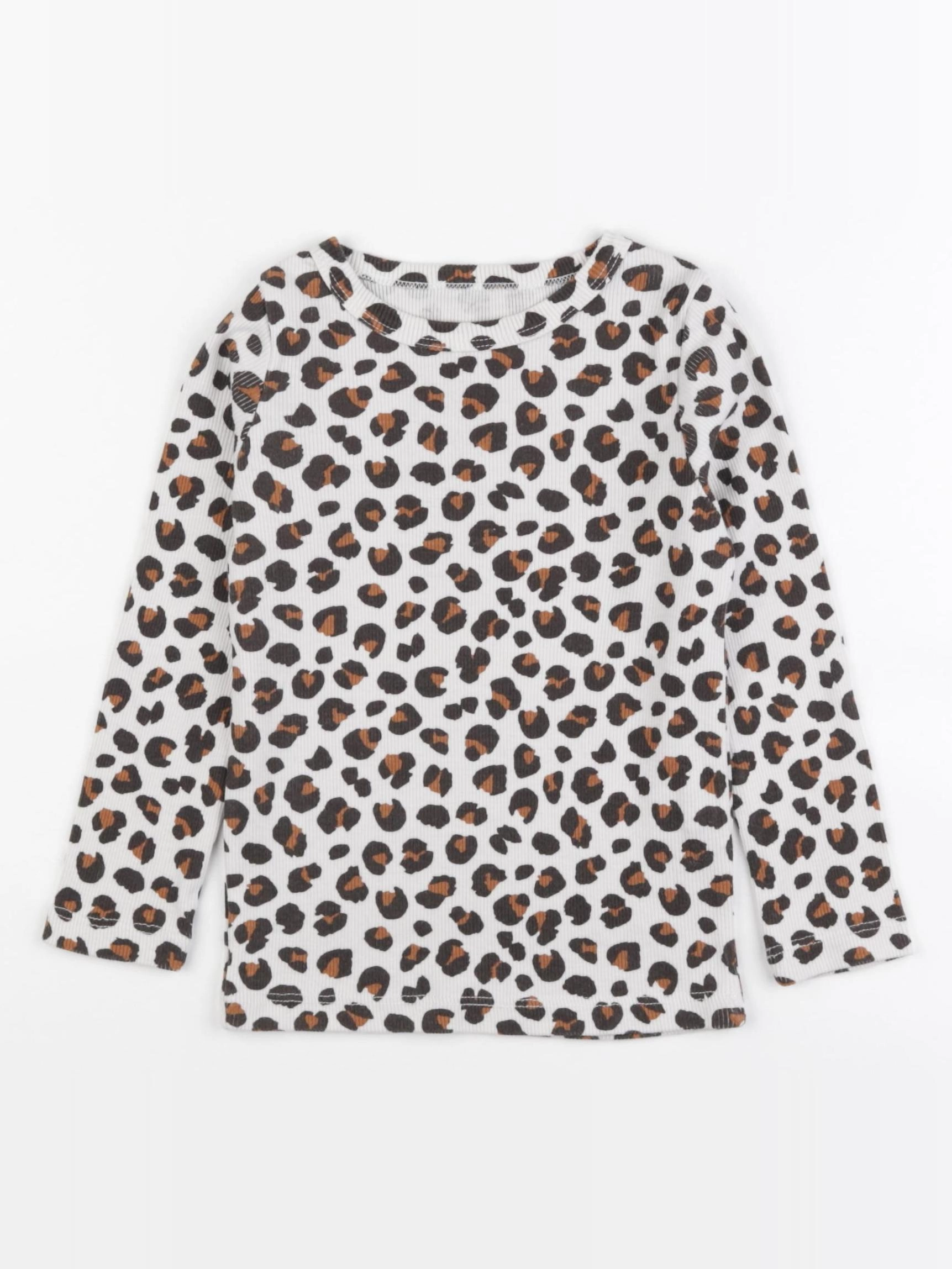 Monoprix - tee-shirt beige, marron - 4 ans