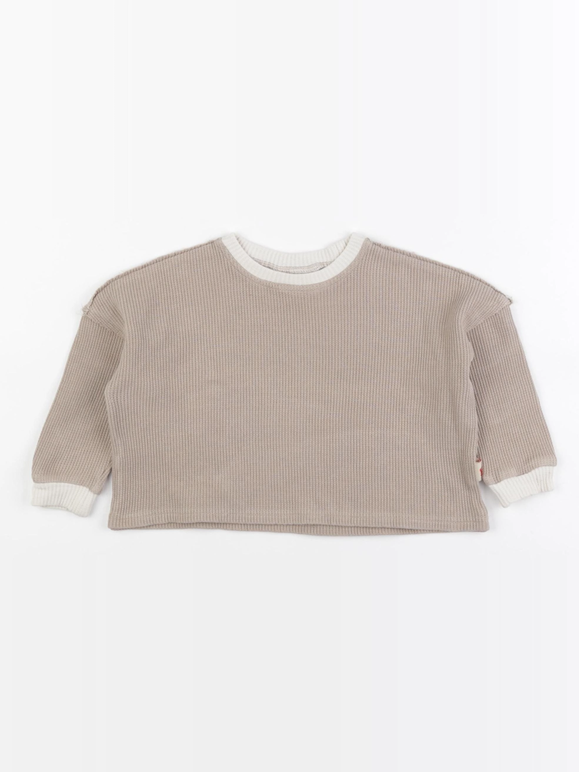 Gamin gamine - tee-shirt beige - 12/18 mois