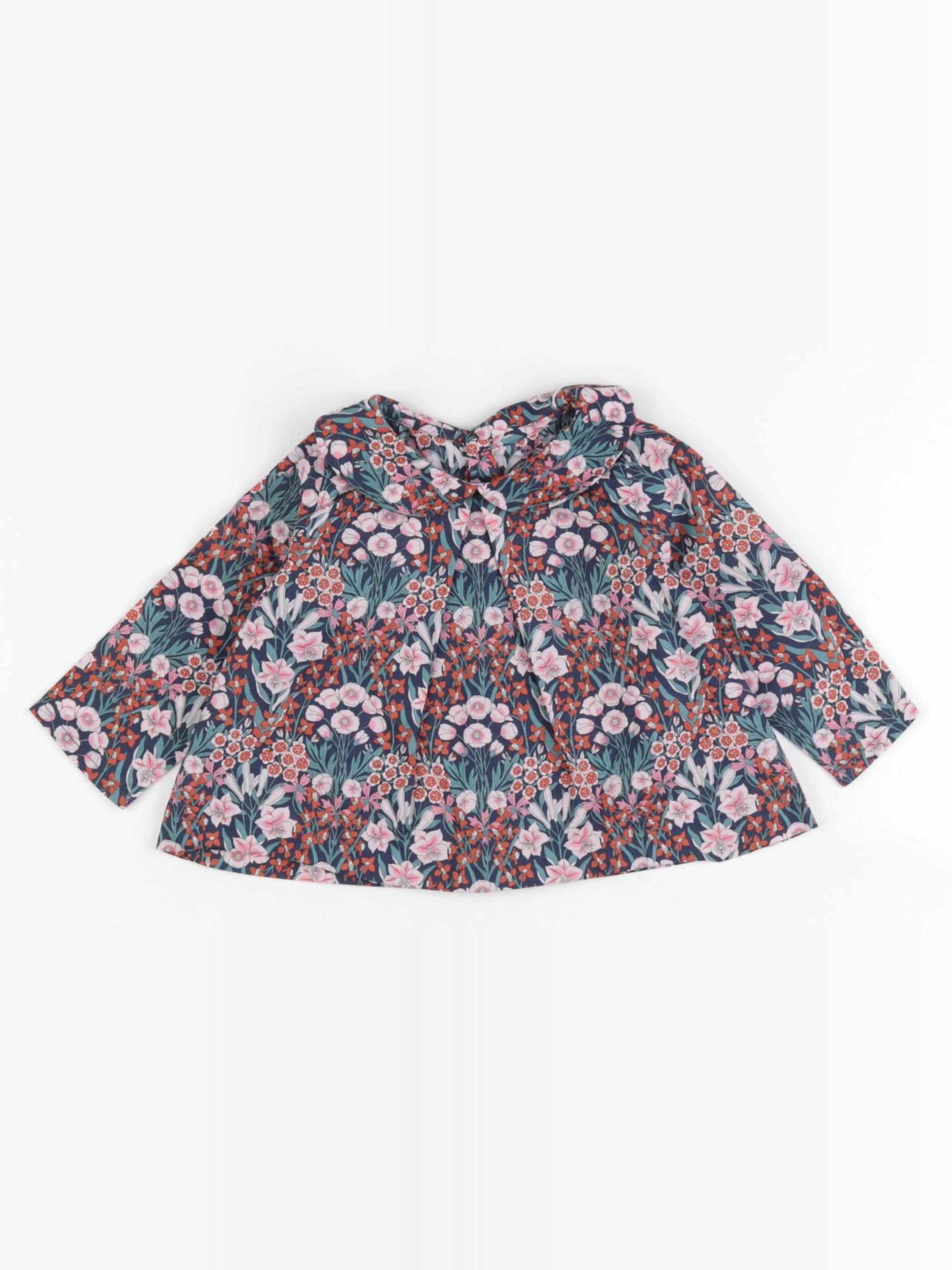 Jacadi - blouse liberty multicolore - 6 mois