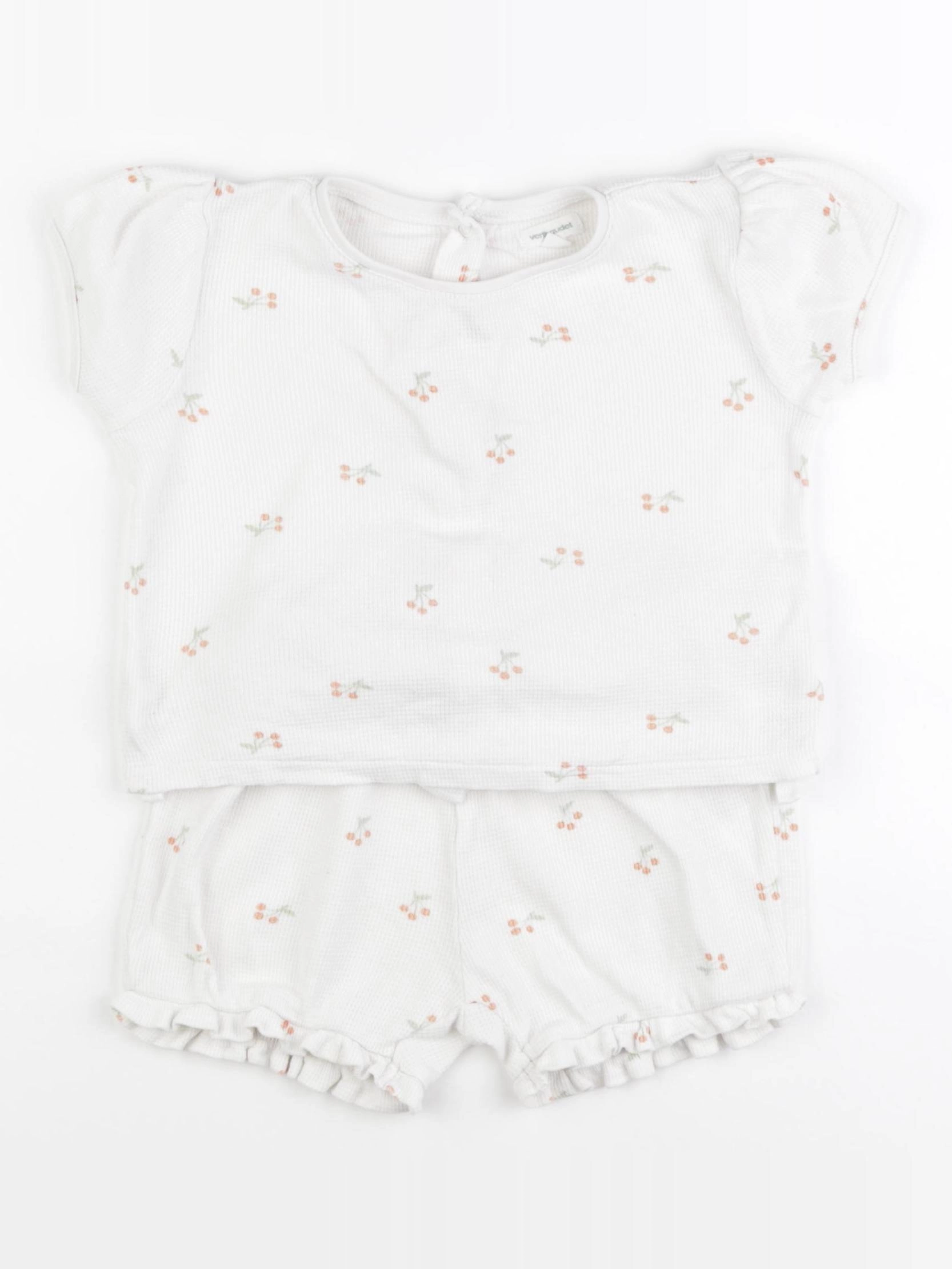 Vertbaudet - pyjama coton multicolore - 24 mois