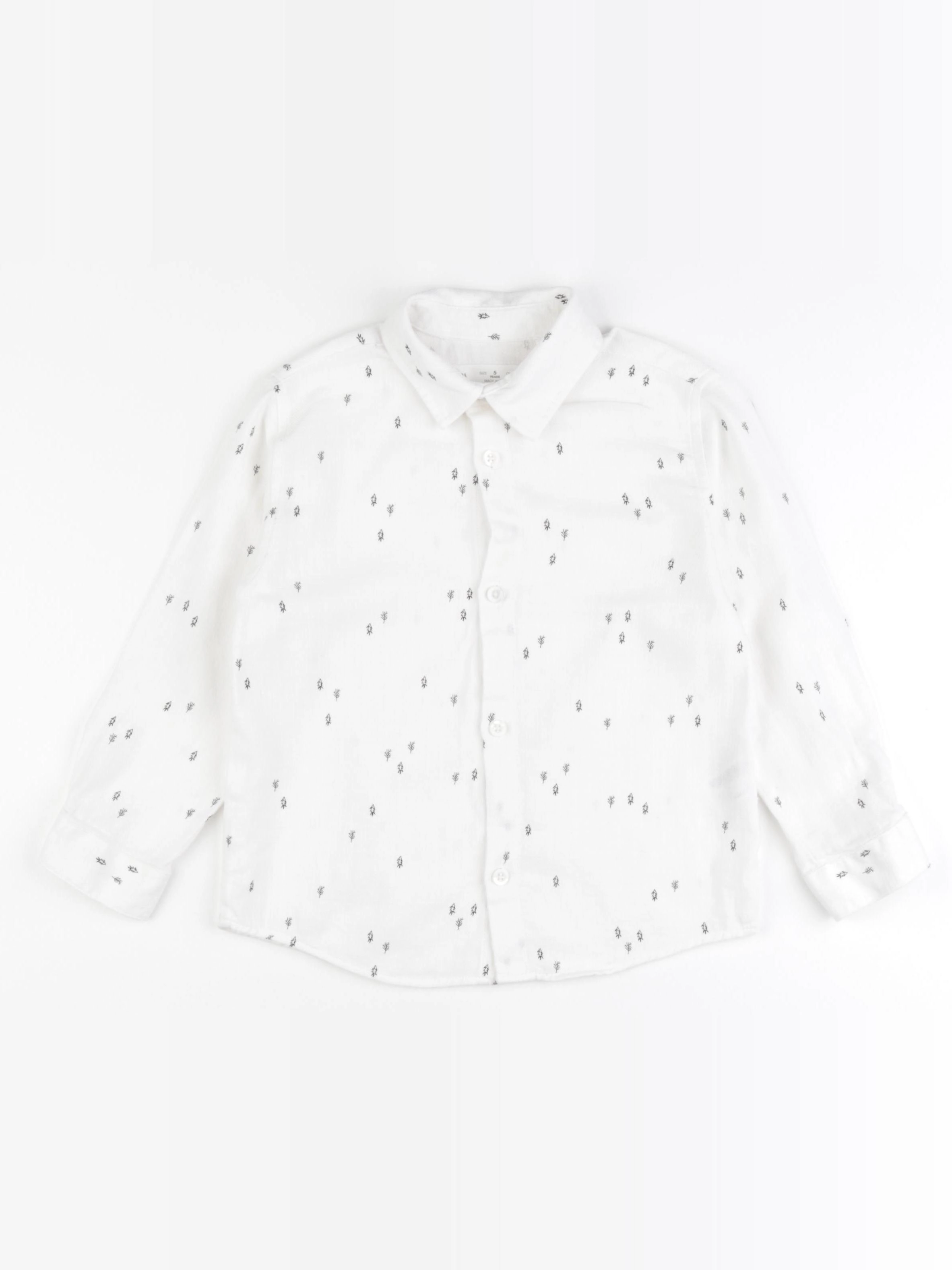 Zara - chemise blanc - 5 ans