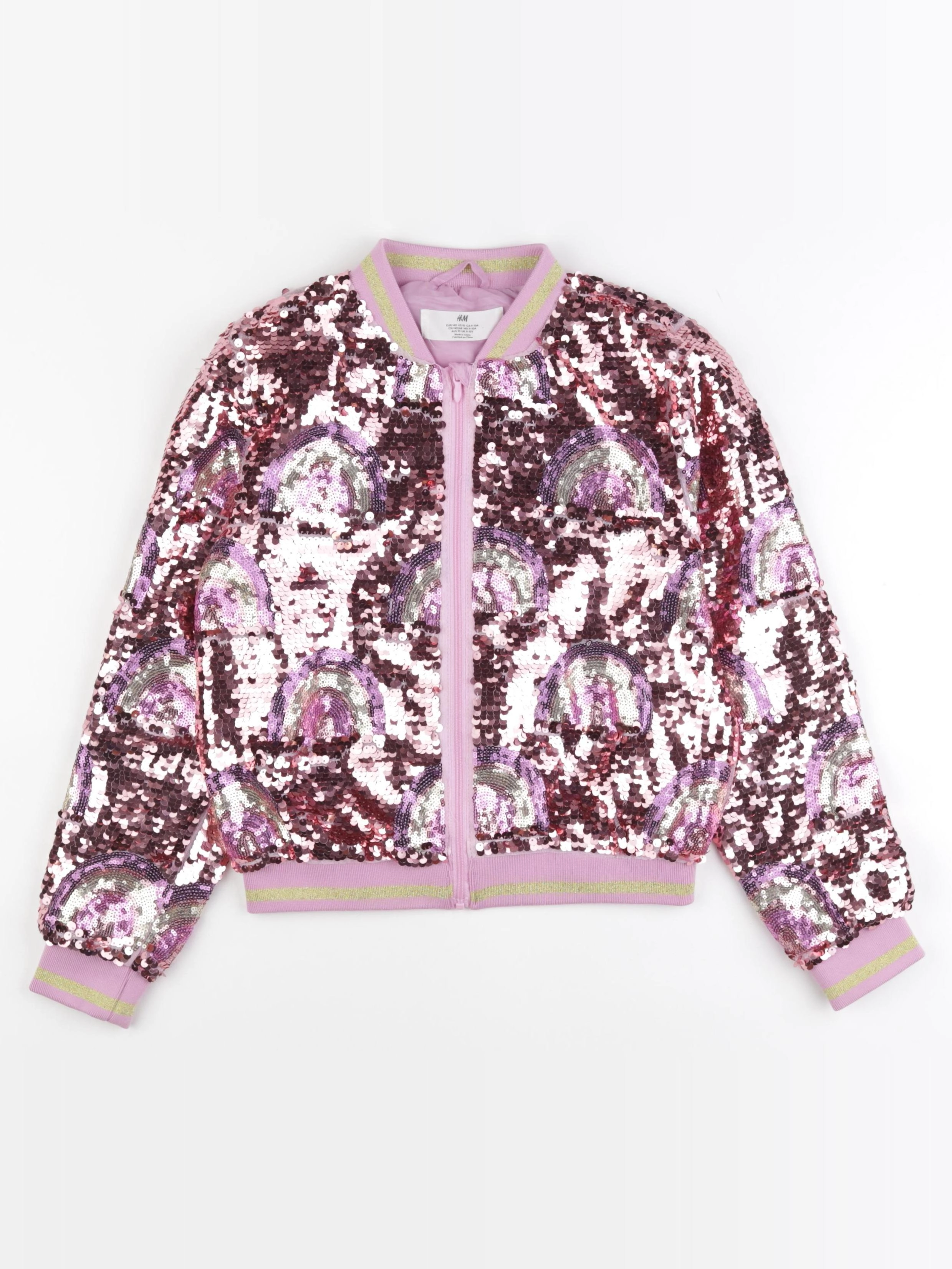 H&M - veste multicolore - 9/10 ans