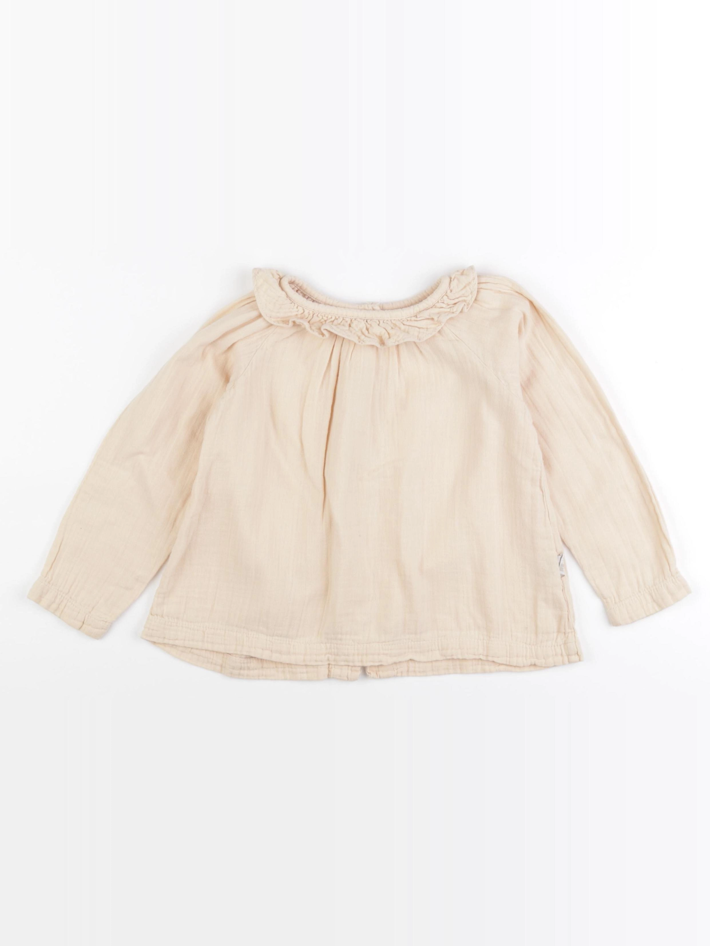 Poudre Organic - blouse orange - 4 ans