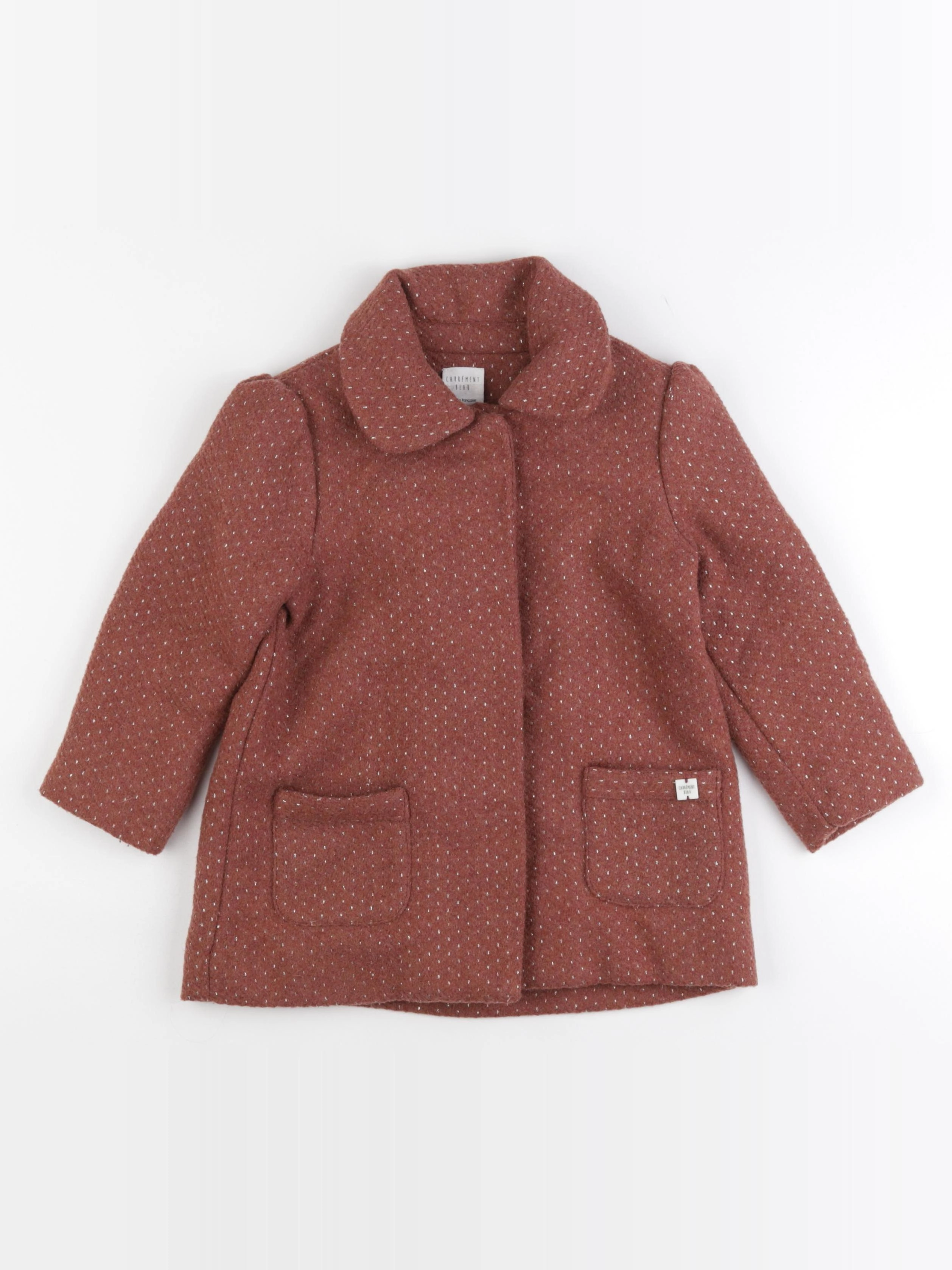 Carrément Beau - manteau marron - 3 ans