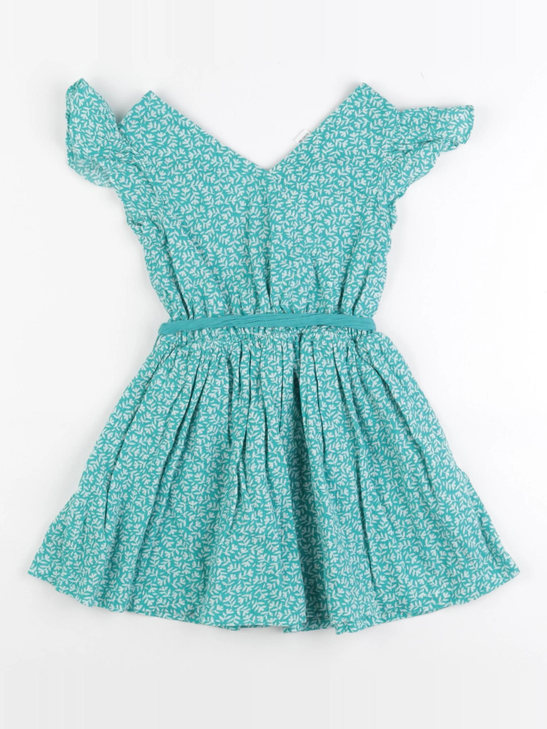 Okaidi - robe vert - 4 ans