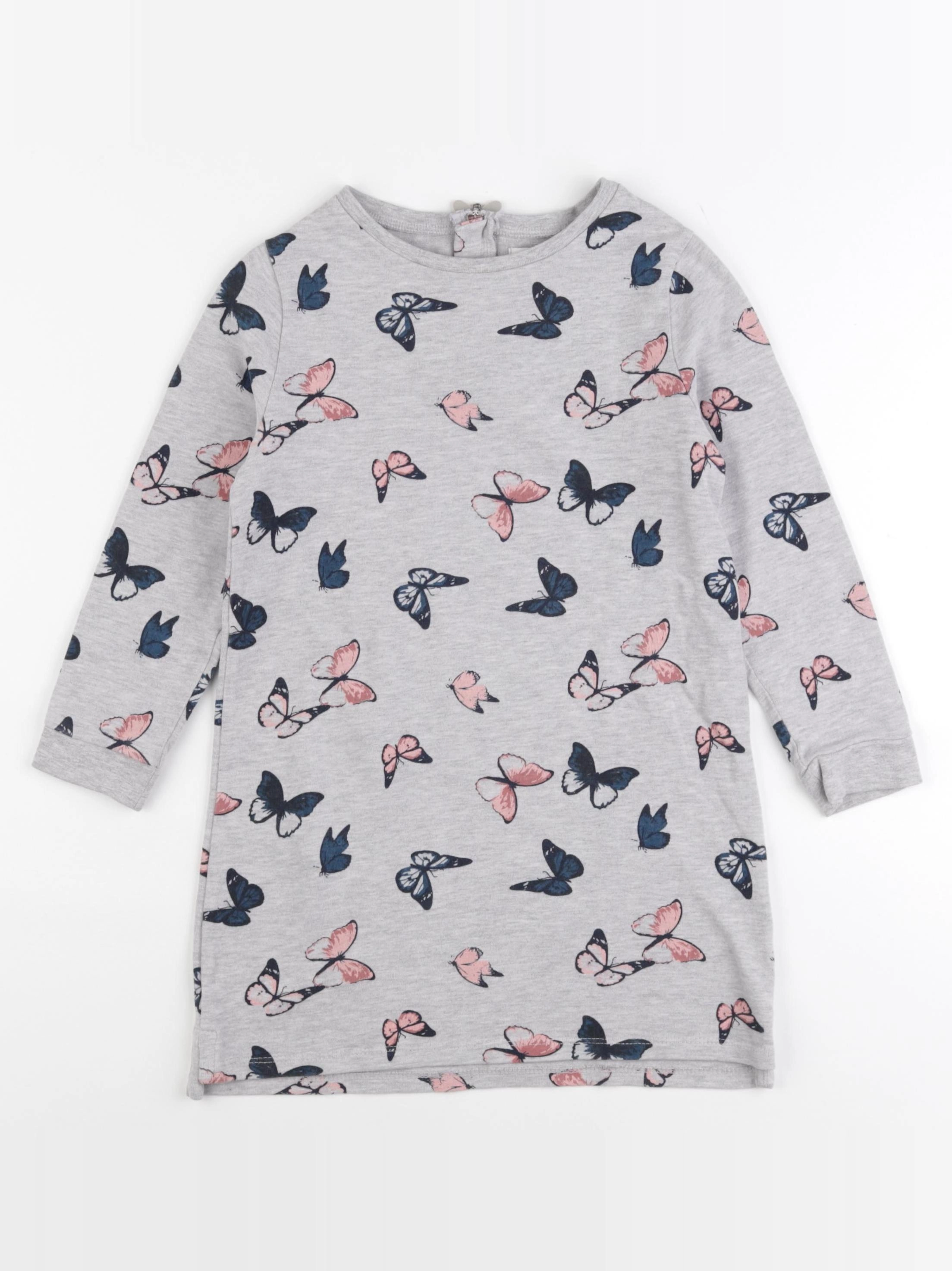 Vertbaudet - robe gris - 6 ans