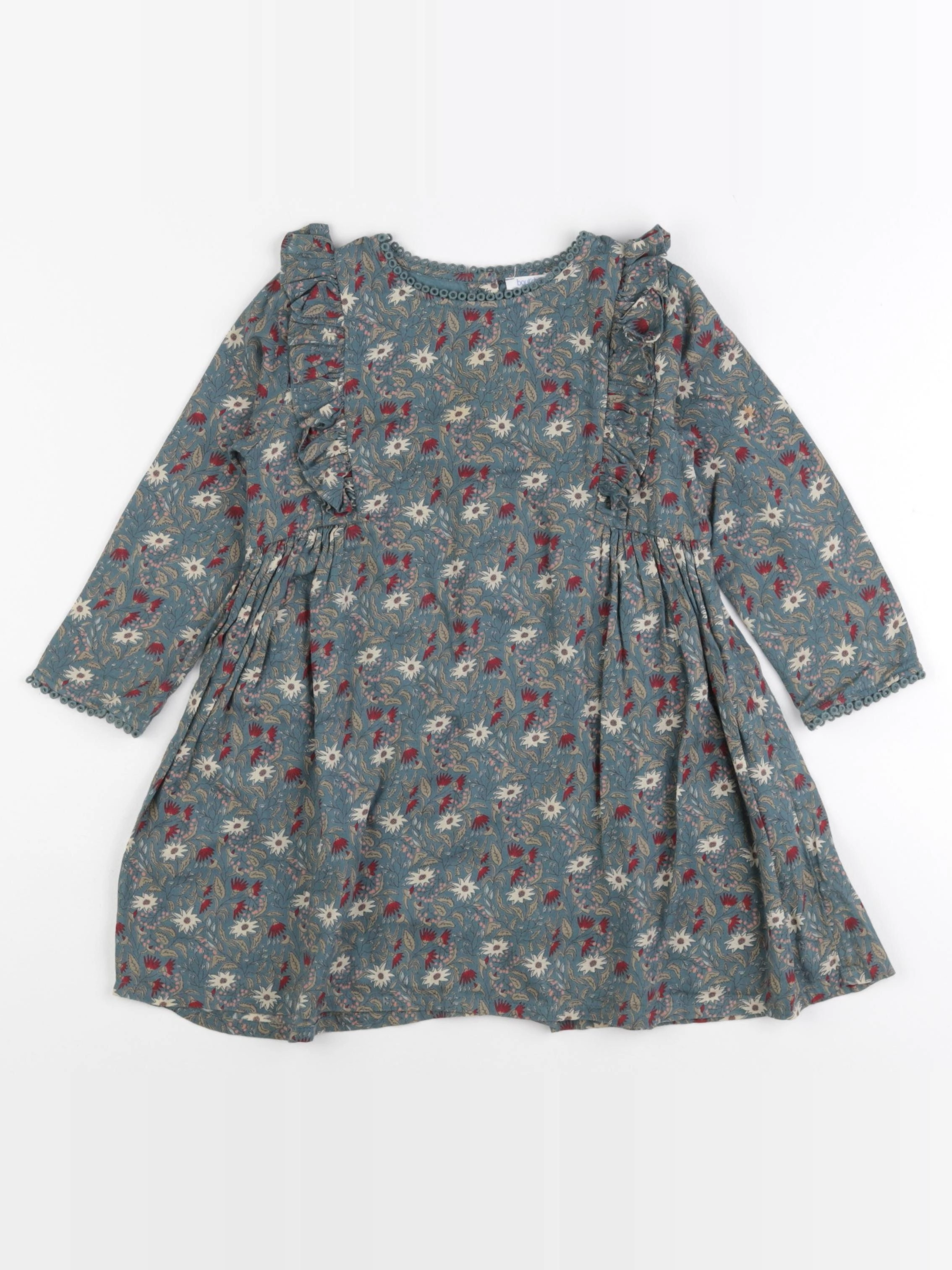Boutchou - robe vert - 36 mois