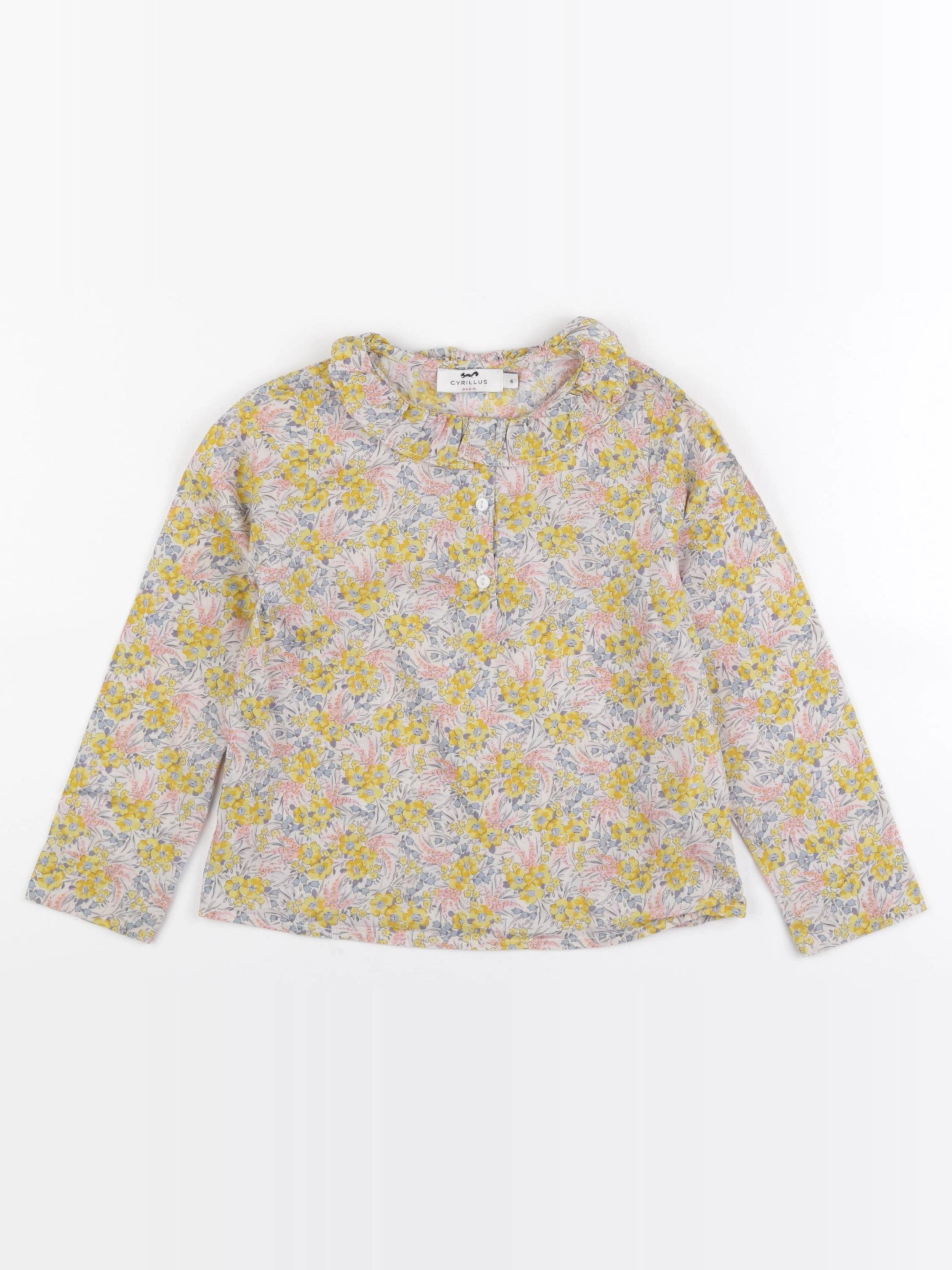 Cyrillus - blouse multicolore - 6 ans