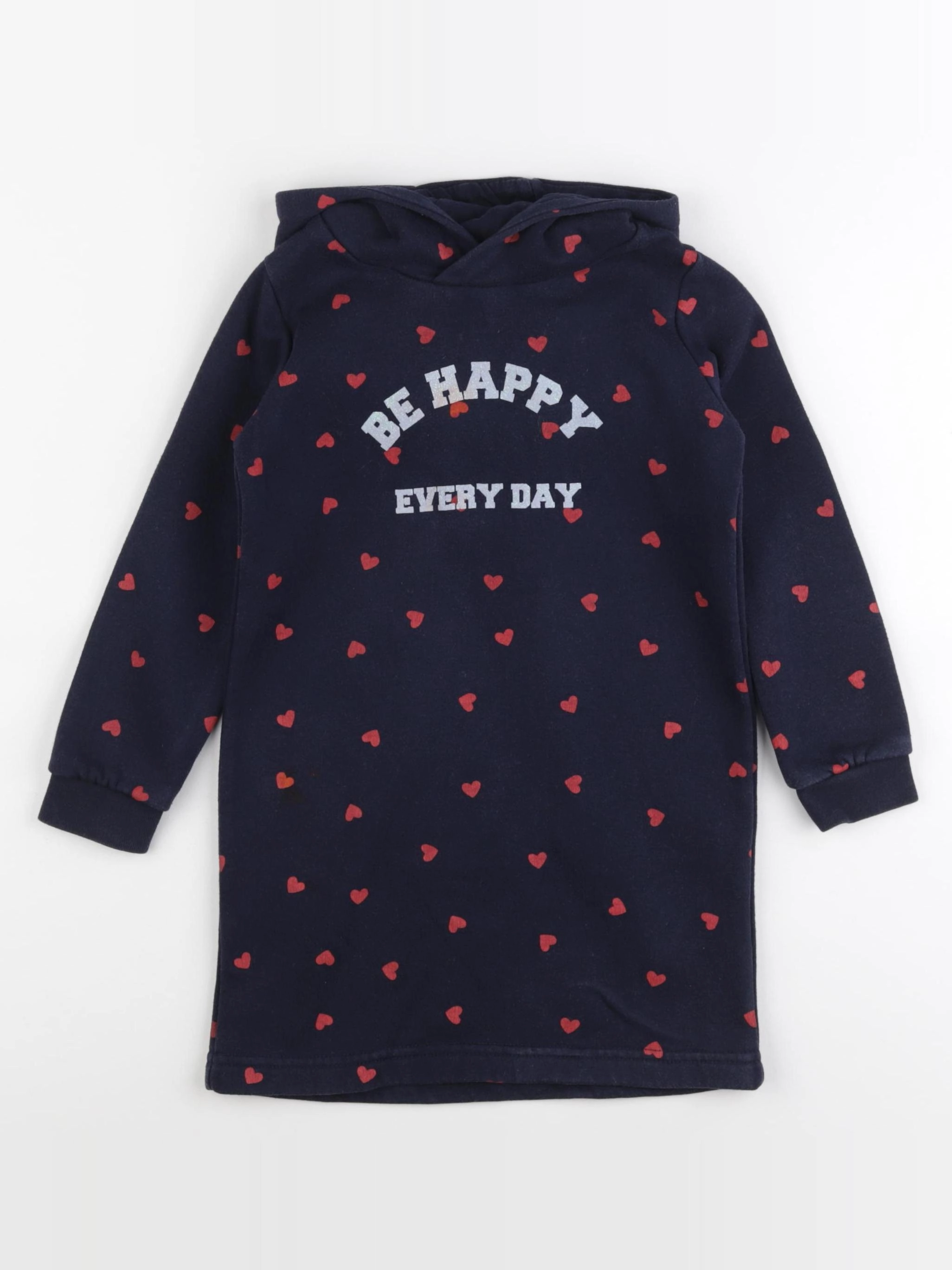 Vertbaudet - robe bleu, rouge - 4 ans