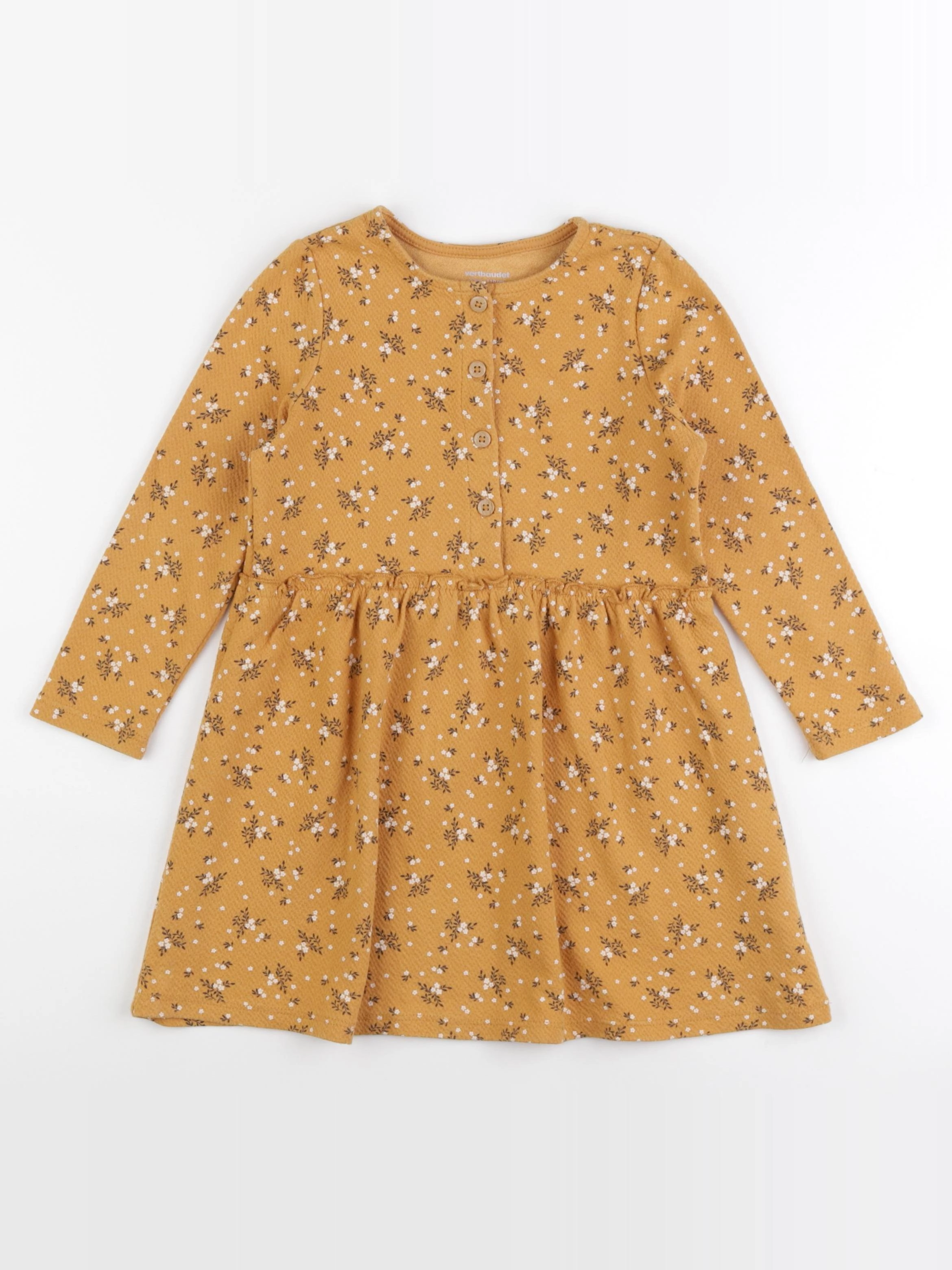 Vertbaudet - robe jaune - 5 ans