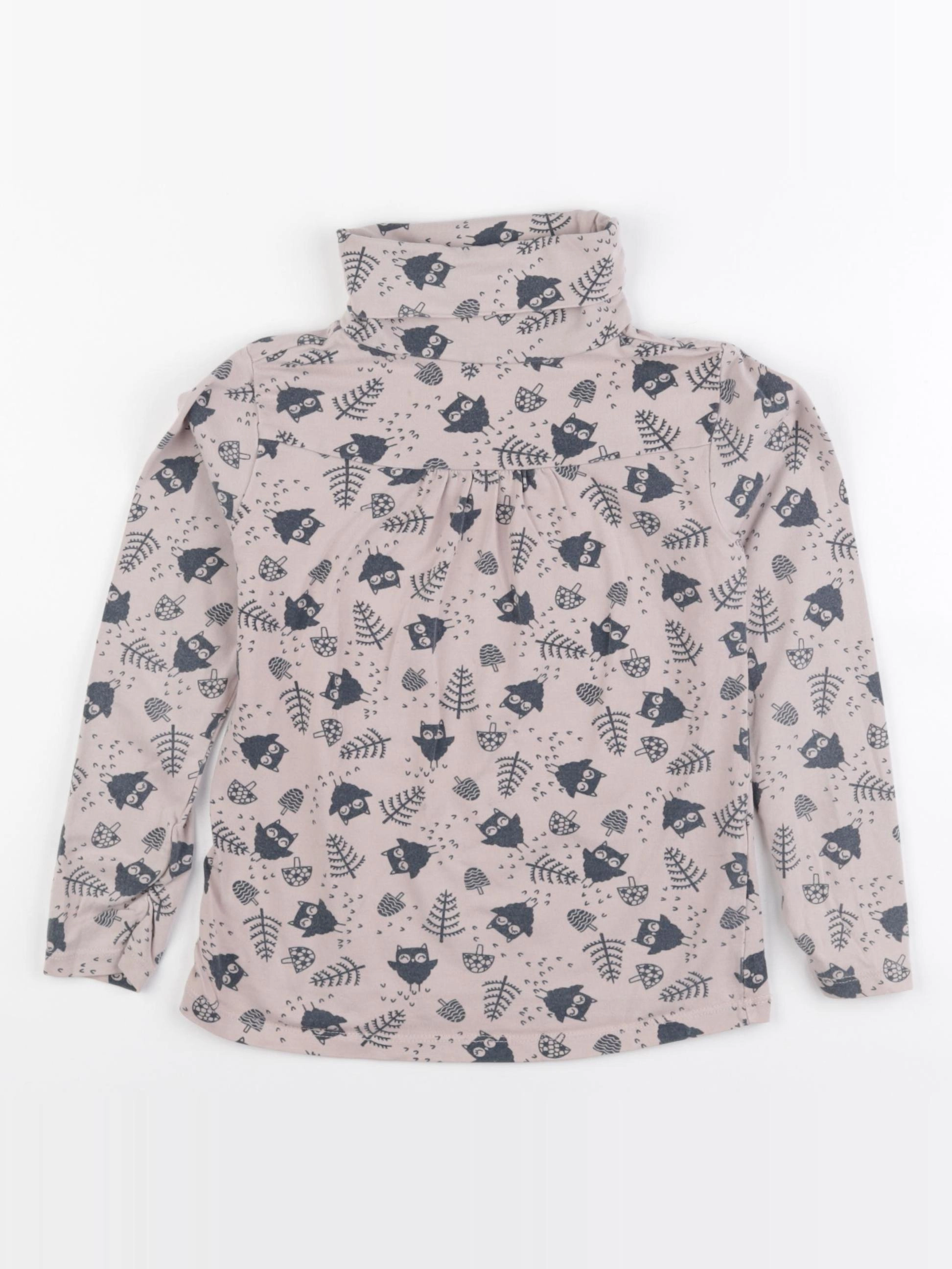 Vertbaudet - sous-pull rose - 6 ans