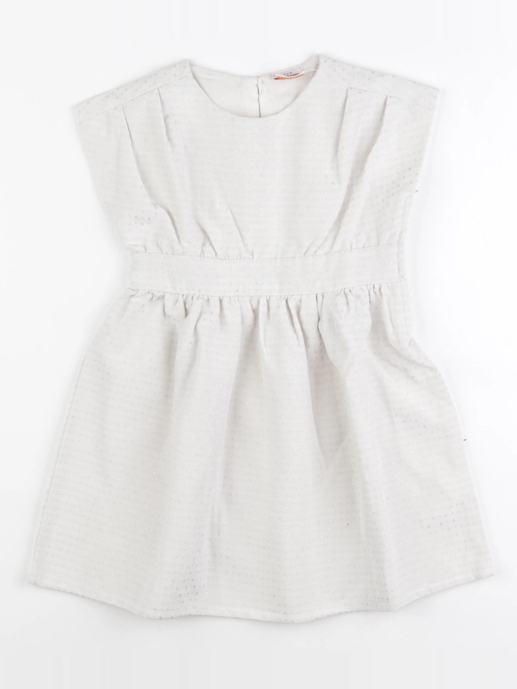 Tape à l'oeil - robe beige, or - 2/3 ans