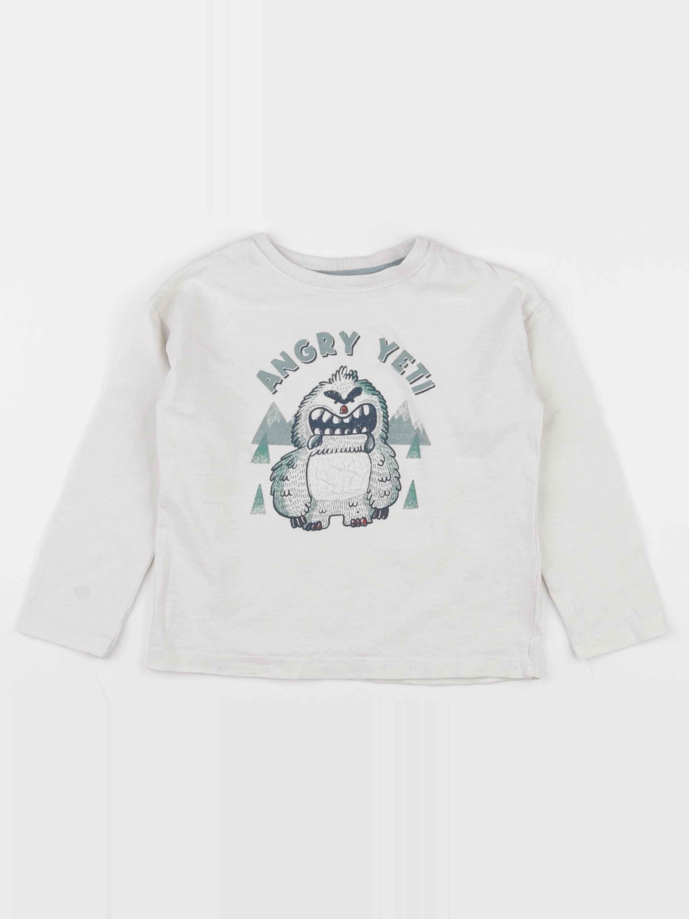 Vertbaudet - tee-shirt gris - 4 ans
