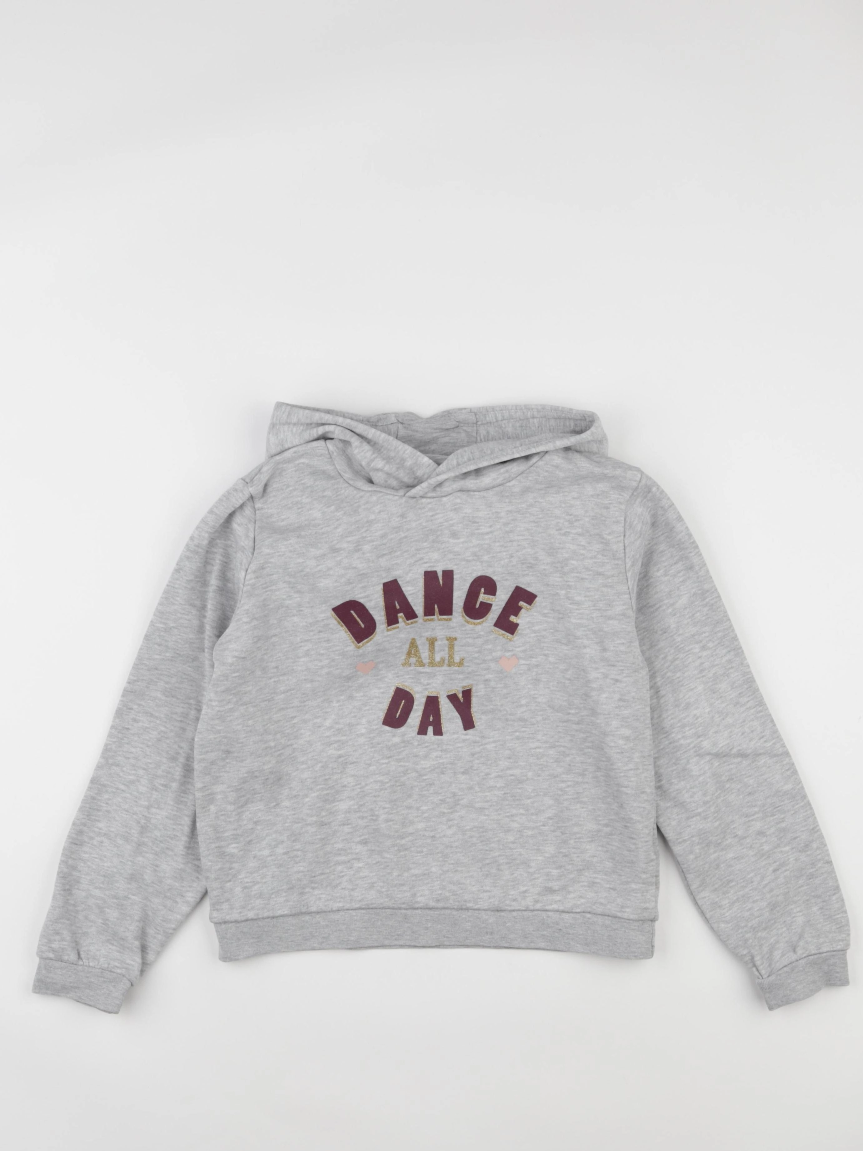 Vertbaudet - sweat gris - 8 ans