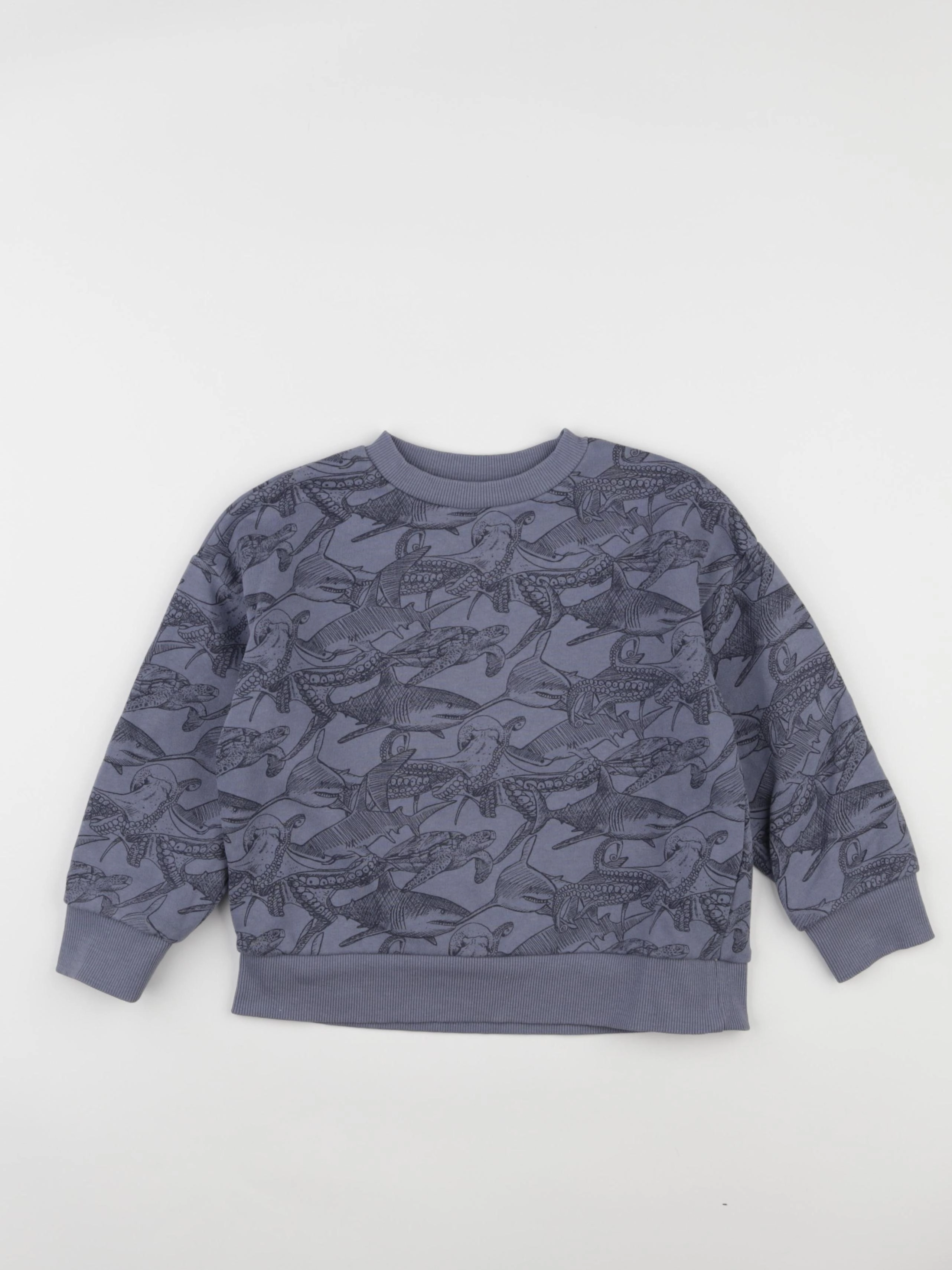 Vertbaudet - sweat bleu - 5 ans