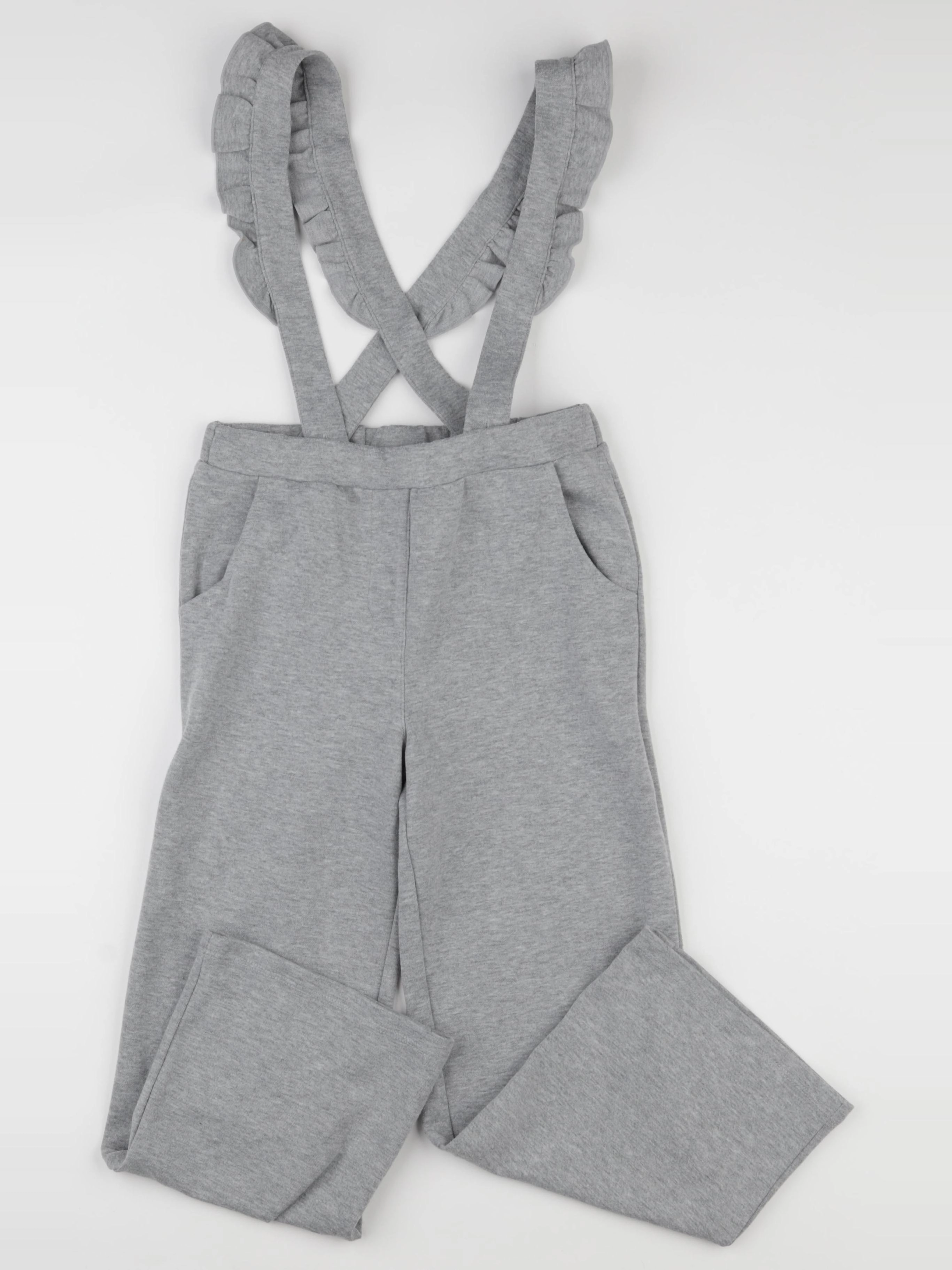 Vertbaudet - pantalon gris - 8 ans