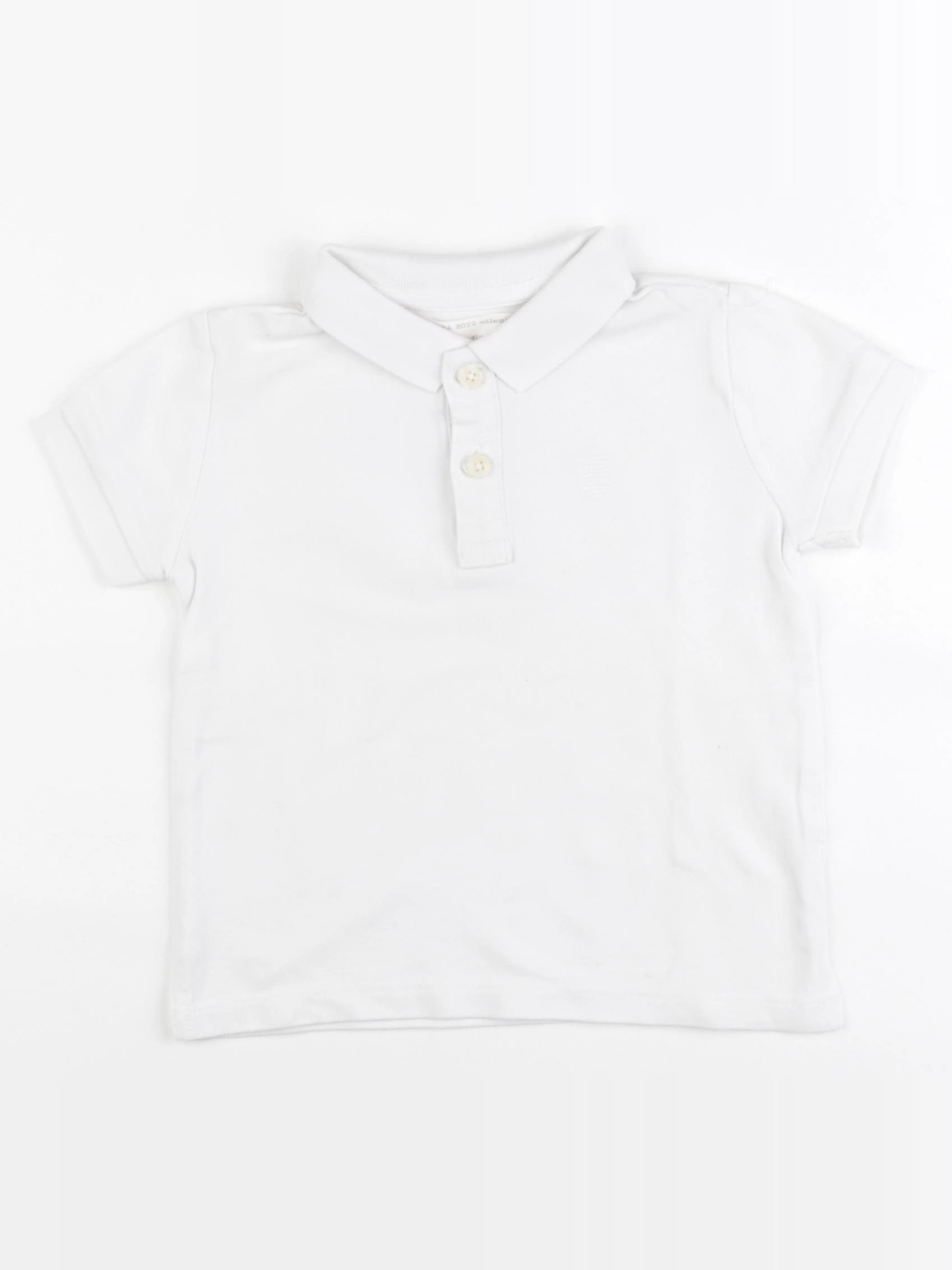 Zara - polo blanc - 4 ans