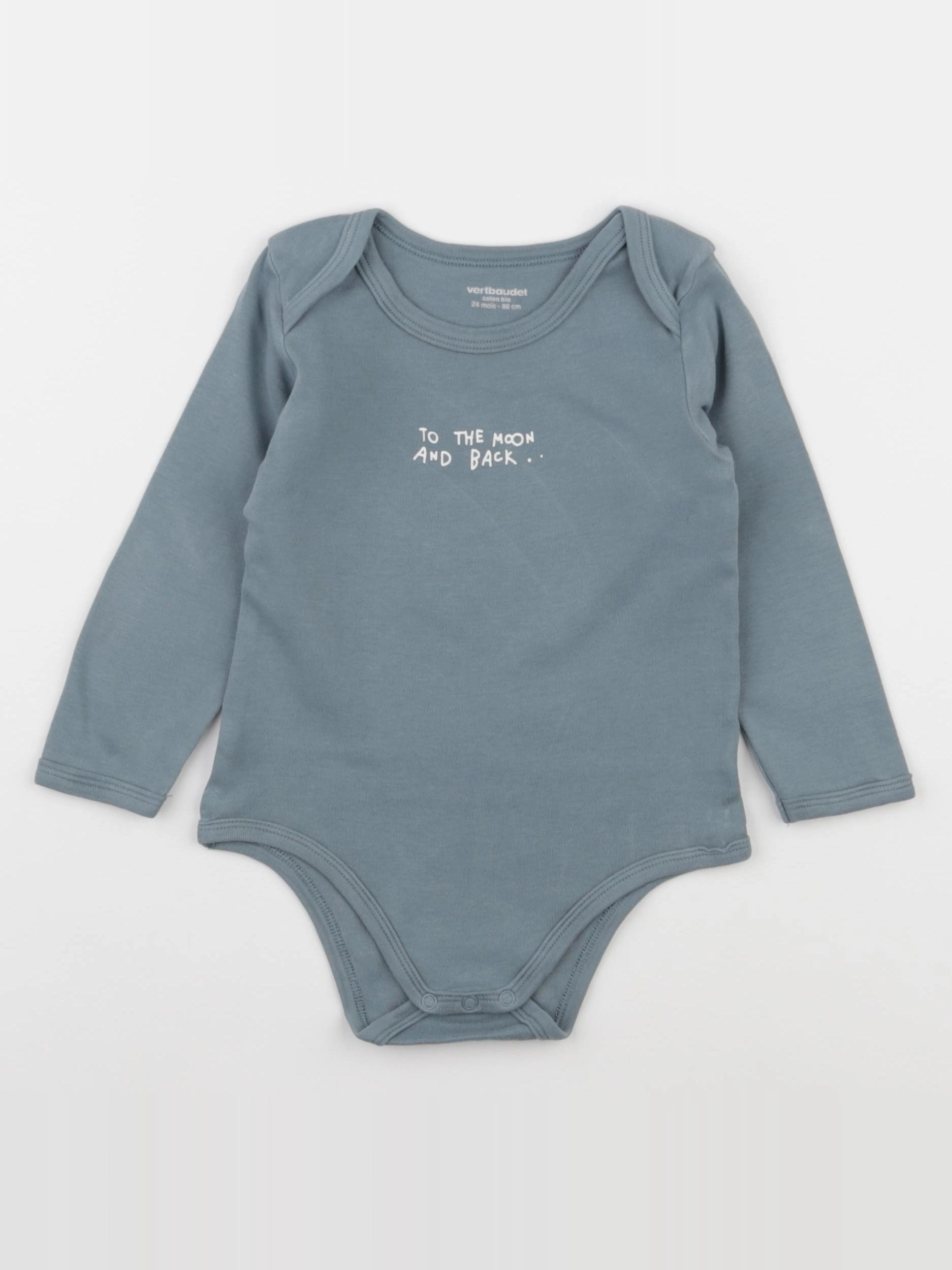 Vertbaudet - body vert - 24 mois