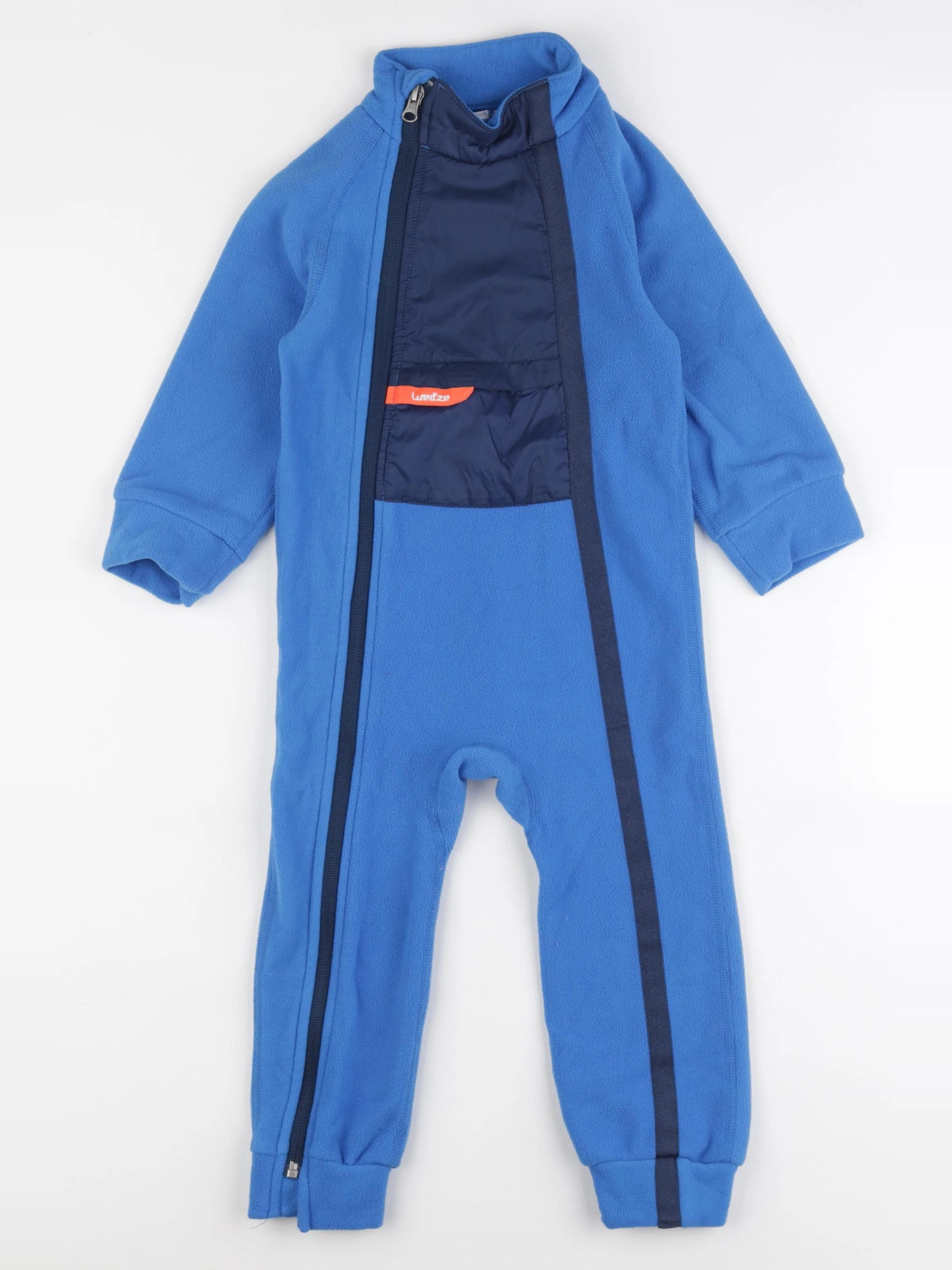 Decathlon ski - combinaison polaire bleu - 2/3 ans
