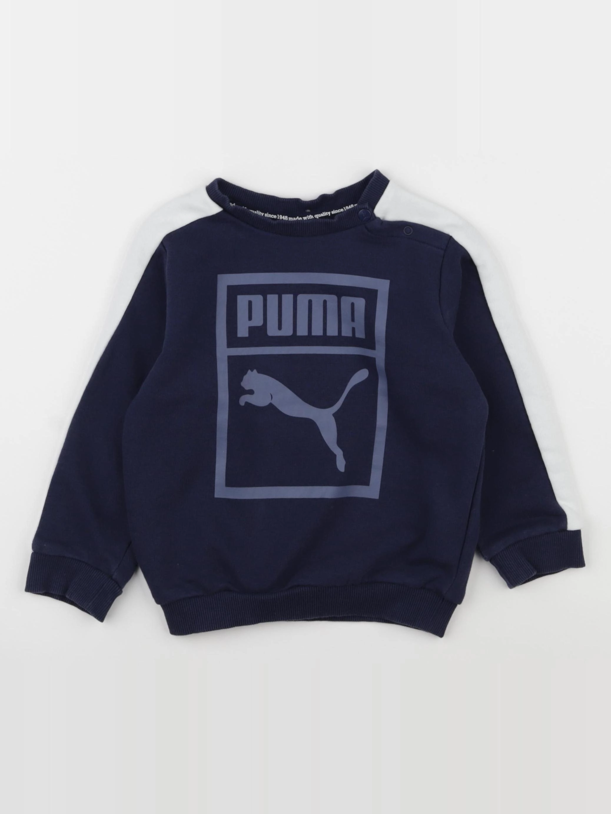 Puma - sweat bleu - 18 mois