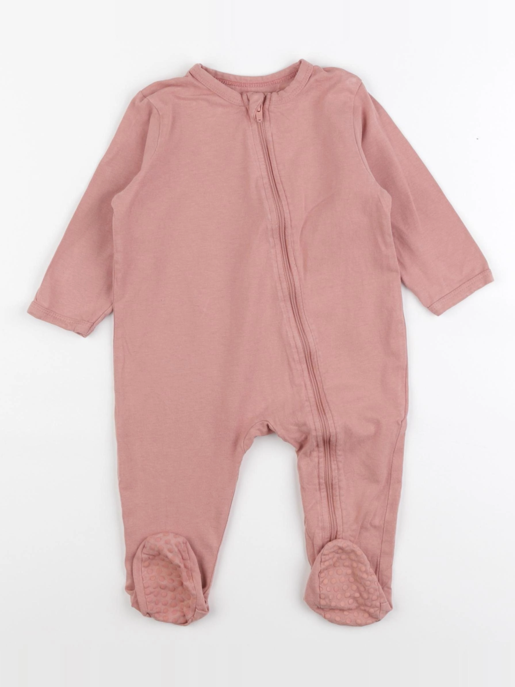 Vertbaudet - pyjama coton rose - 12 mois