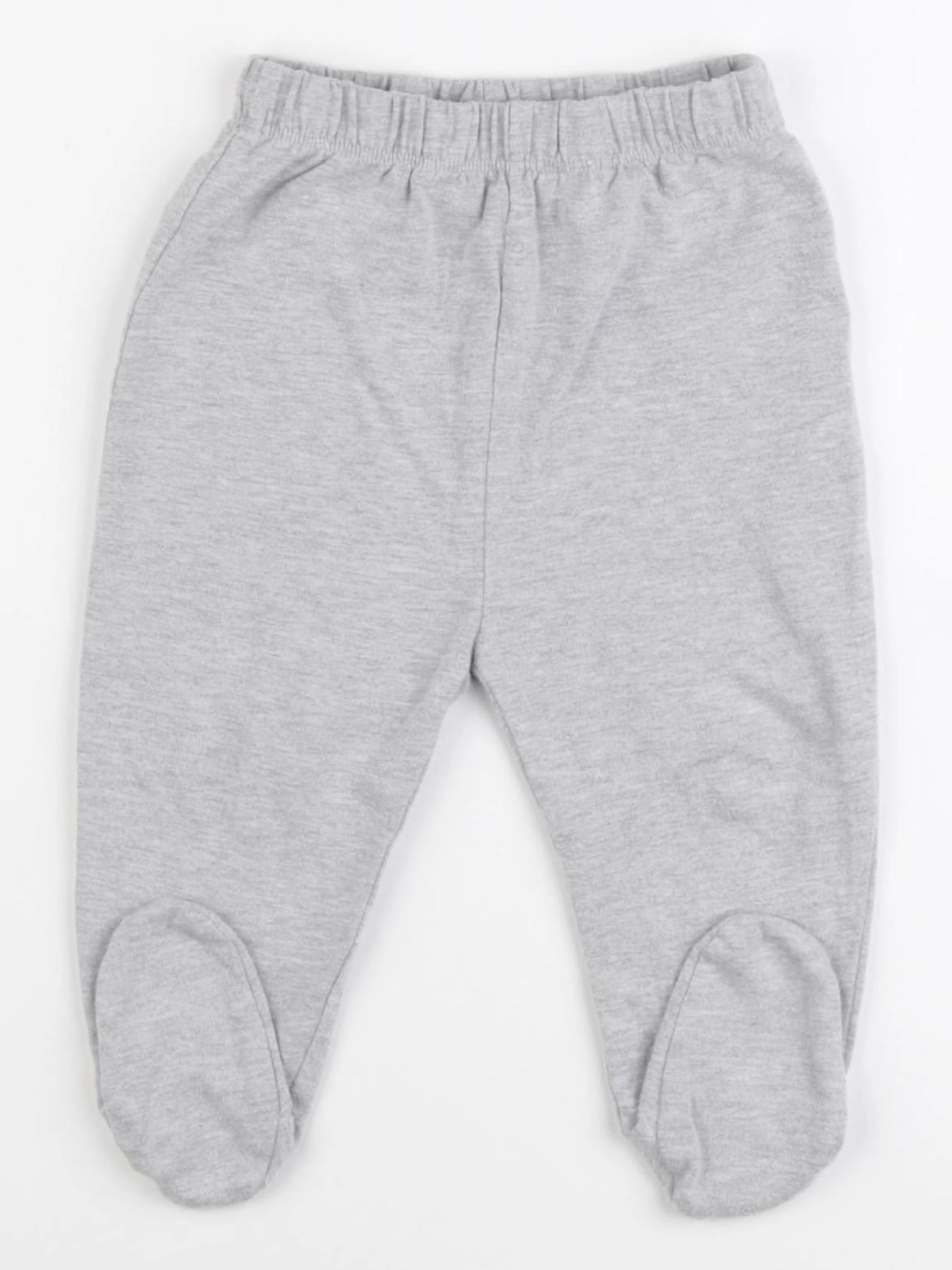 Vertbaudet - legging gris - 9 mois