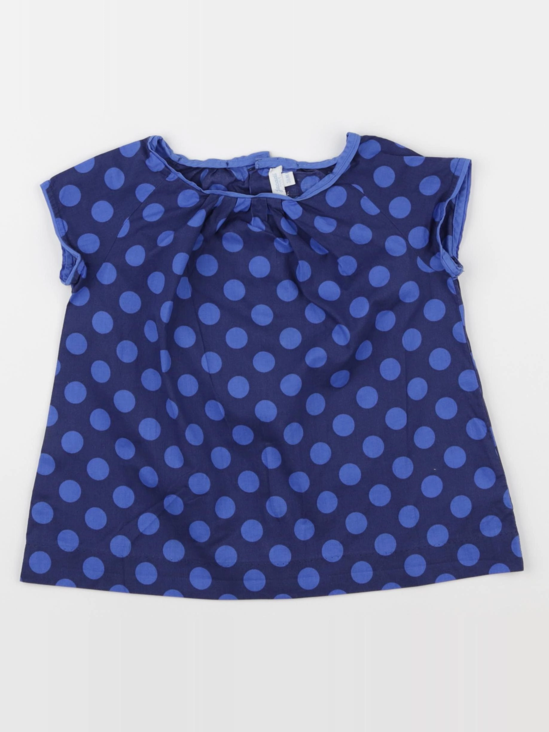 Jacadi - blouse bleu - 36 mois