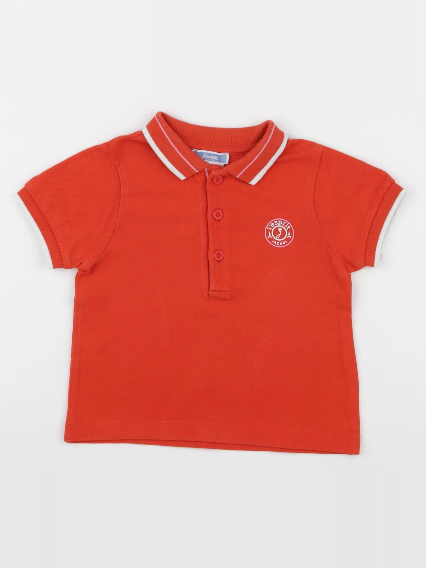Jacadi - polo rouge - 18 mois