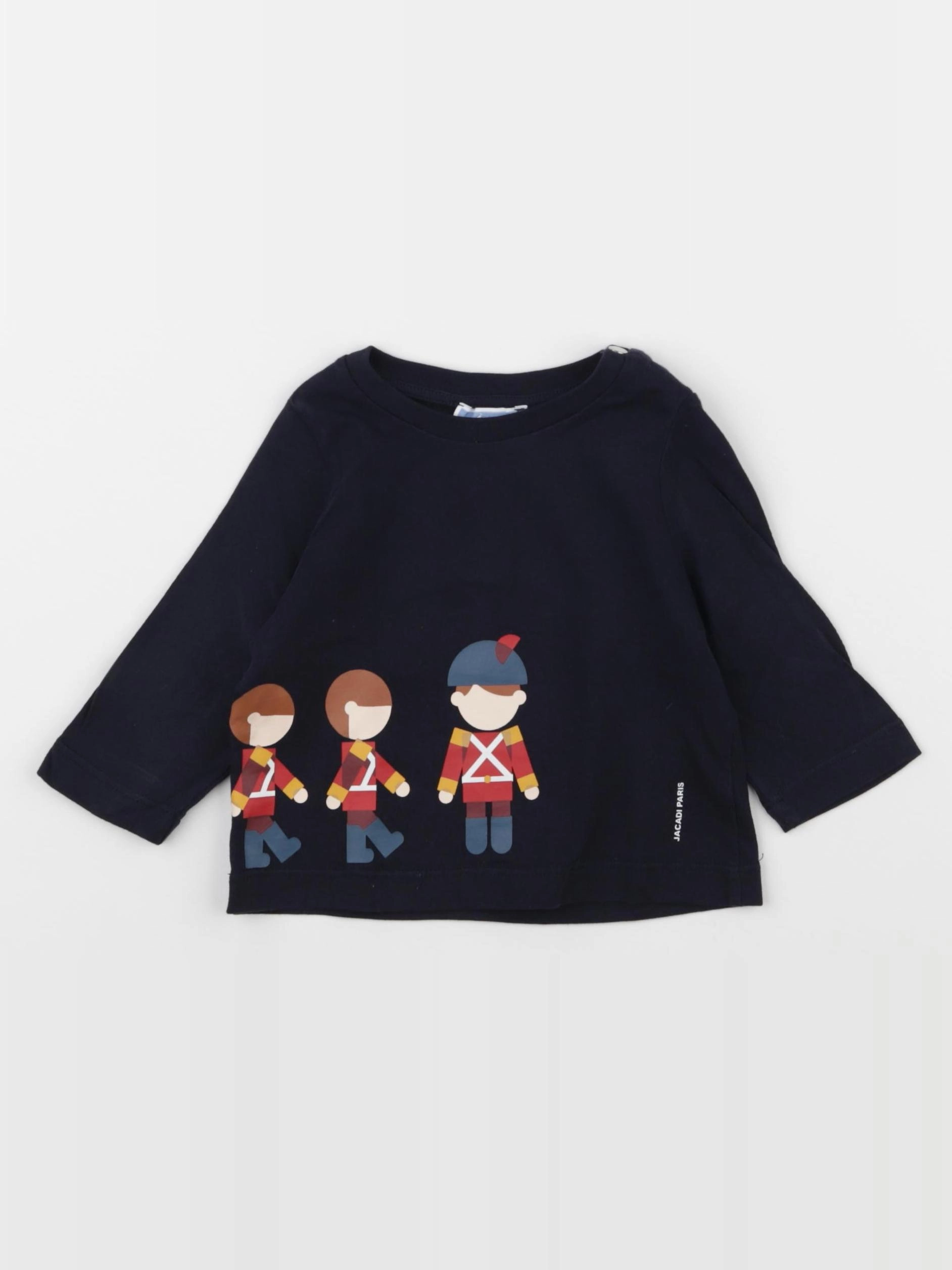 Jacadi - tee-shirt bleu - 6 mois