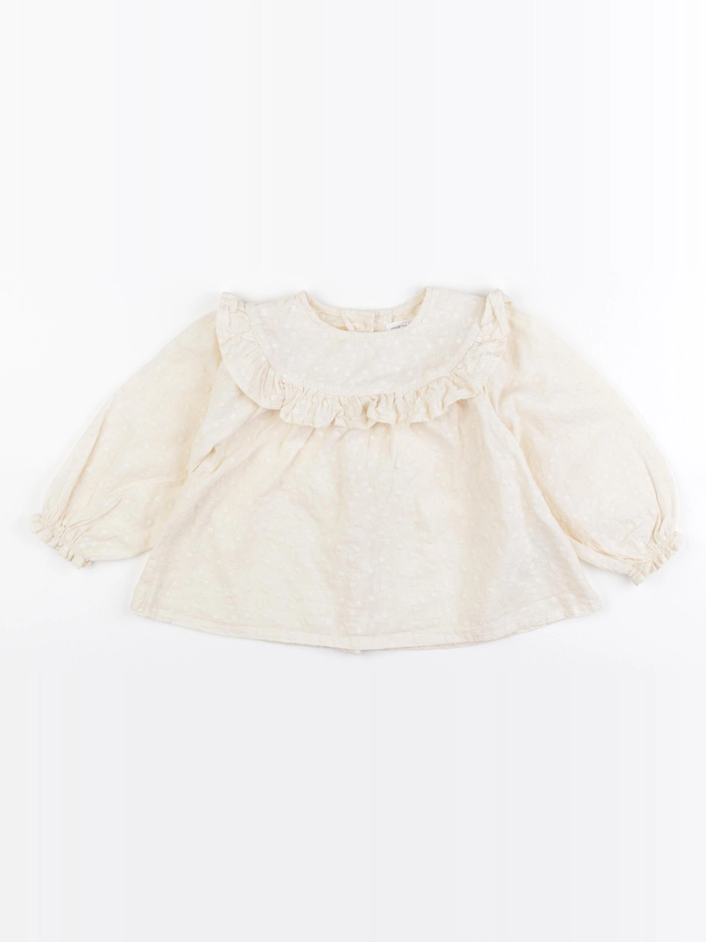 Vertbaudet - blouse beige - 24 mois