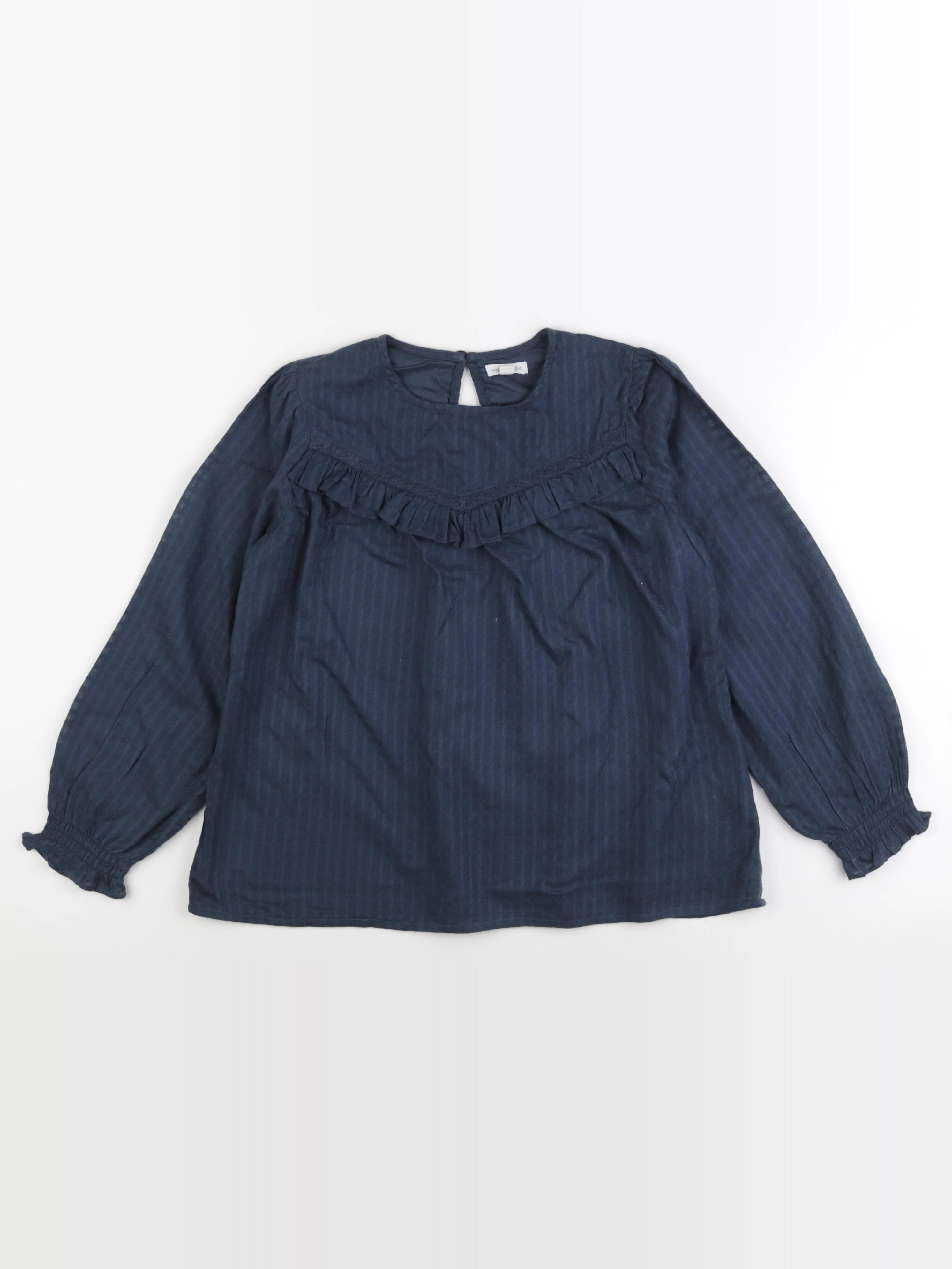 Vertbaudet - blouse bleu - 10 ans