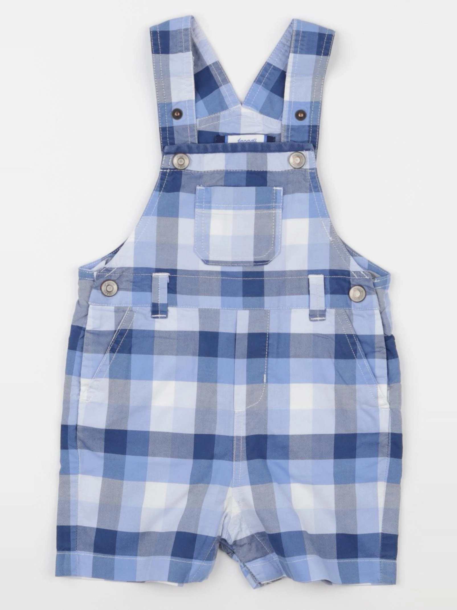 Jacadi - salopette bleu, blanc - 12 mois