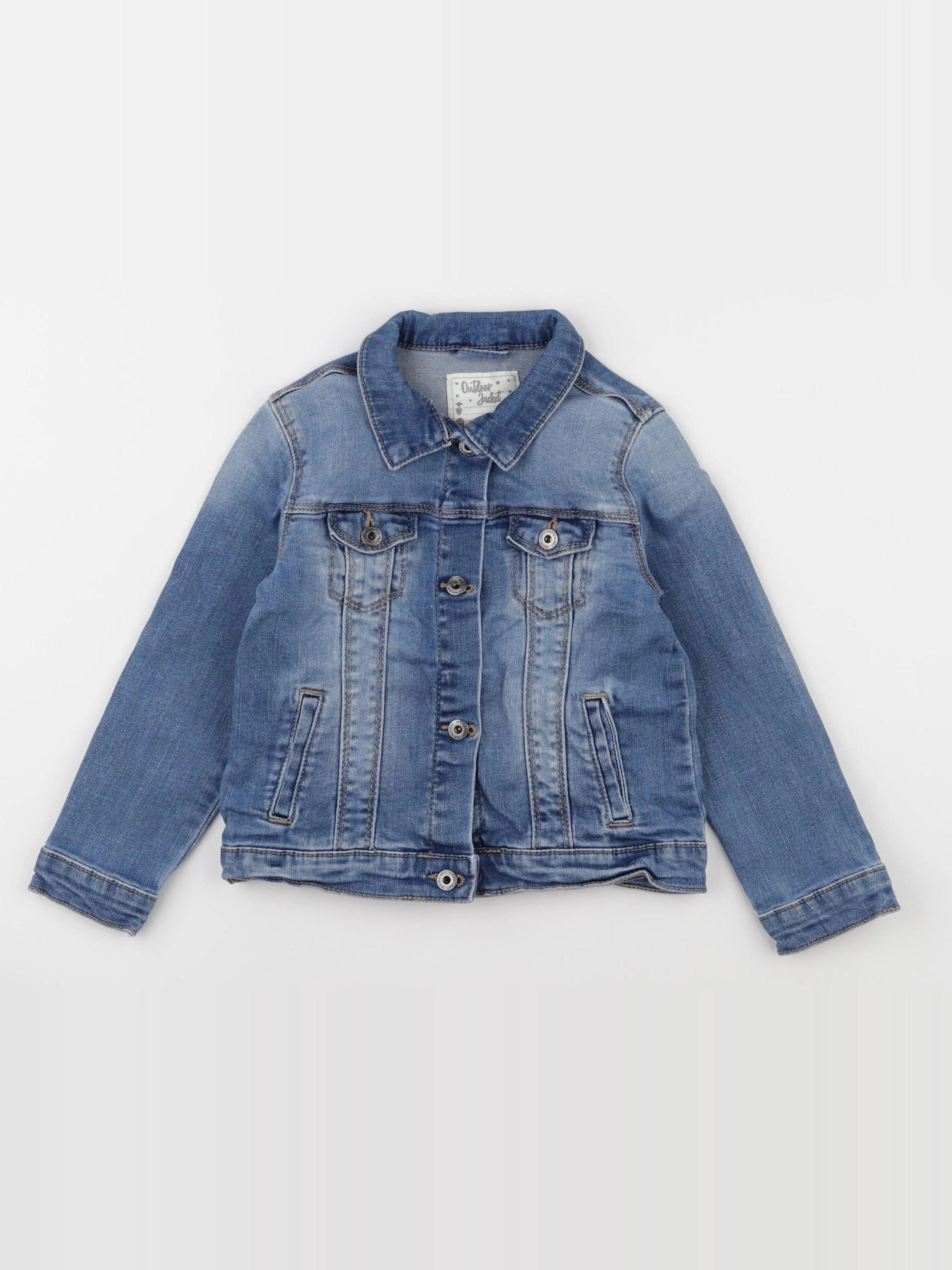 Vertbaudet - veste bleu - 4 ans