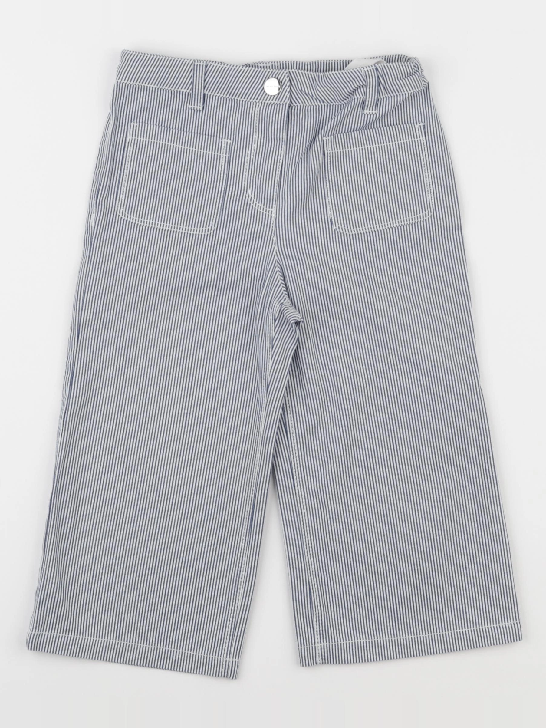 Jacadi - pantalon bleu, blanc - 4 ans