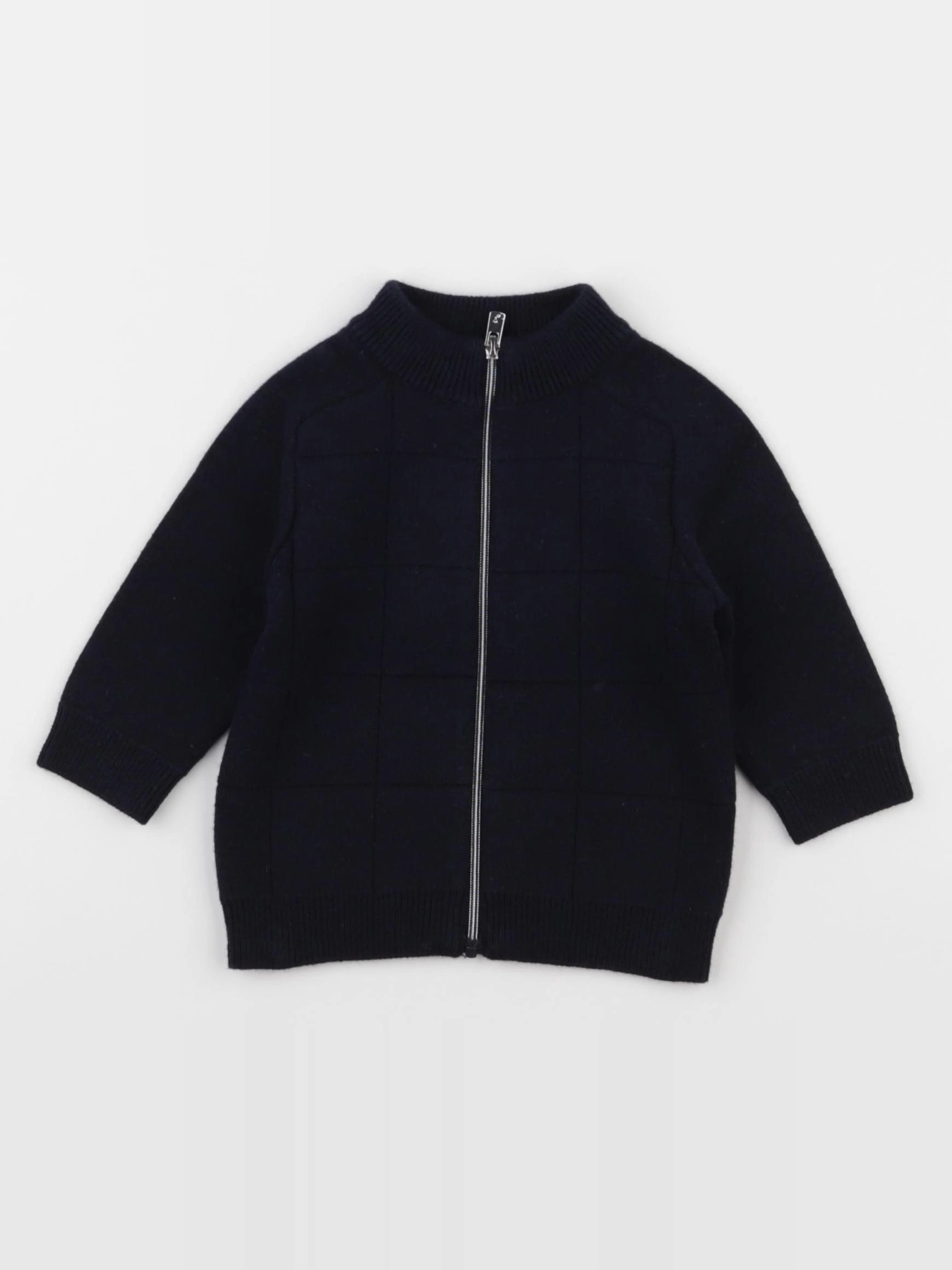 Jacadi - gilet bleu - 6 mois